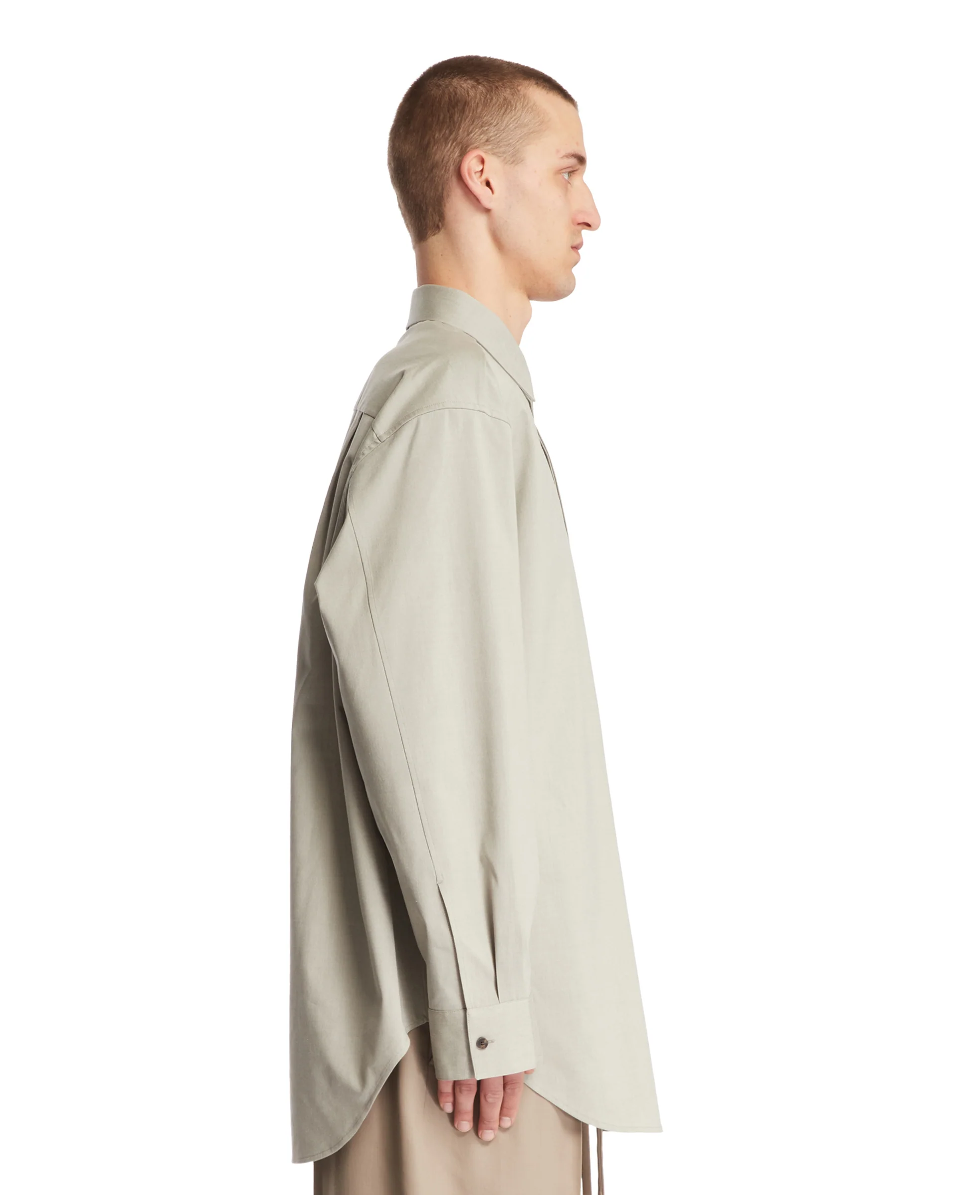 Camicia A Maniche Lunghe Grigia - Image 4
