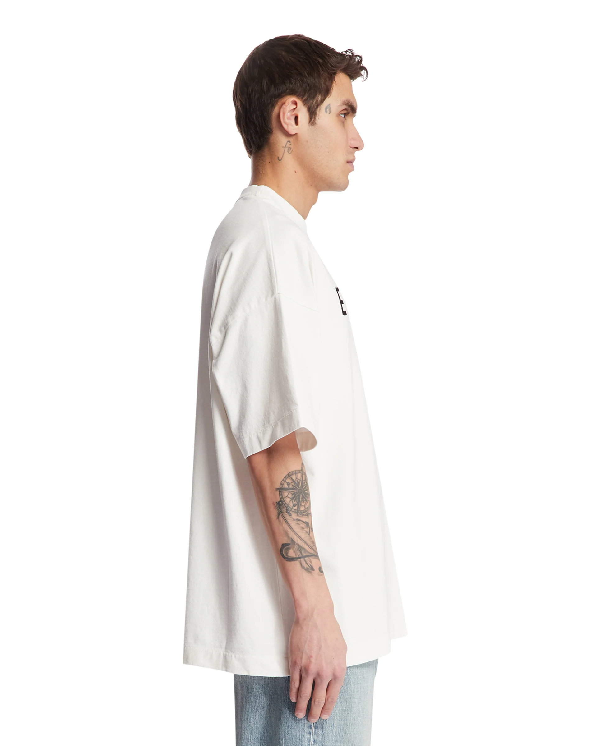 T-Shirt Con Stampa Bianca - Image 4