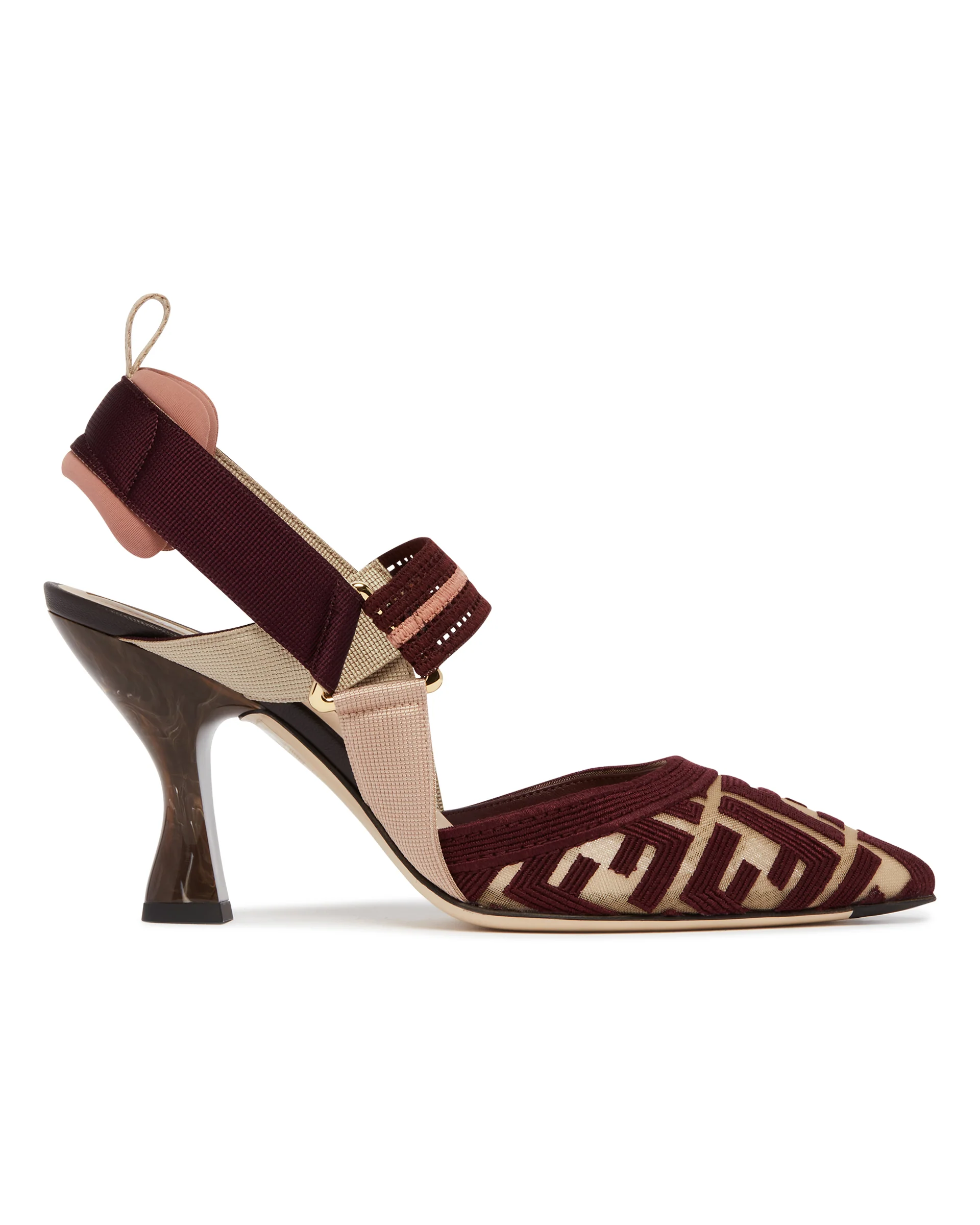 Slingback Colibrì FF Burgundy - Image 2