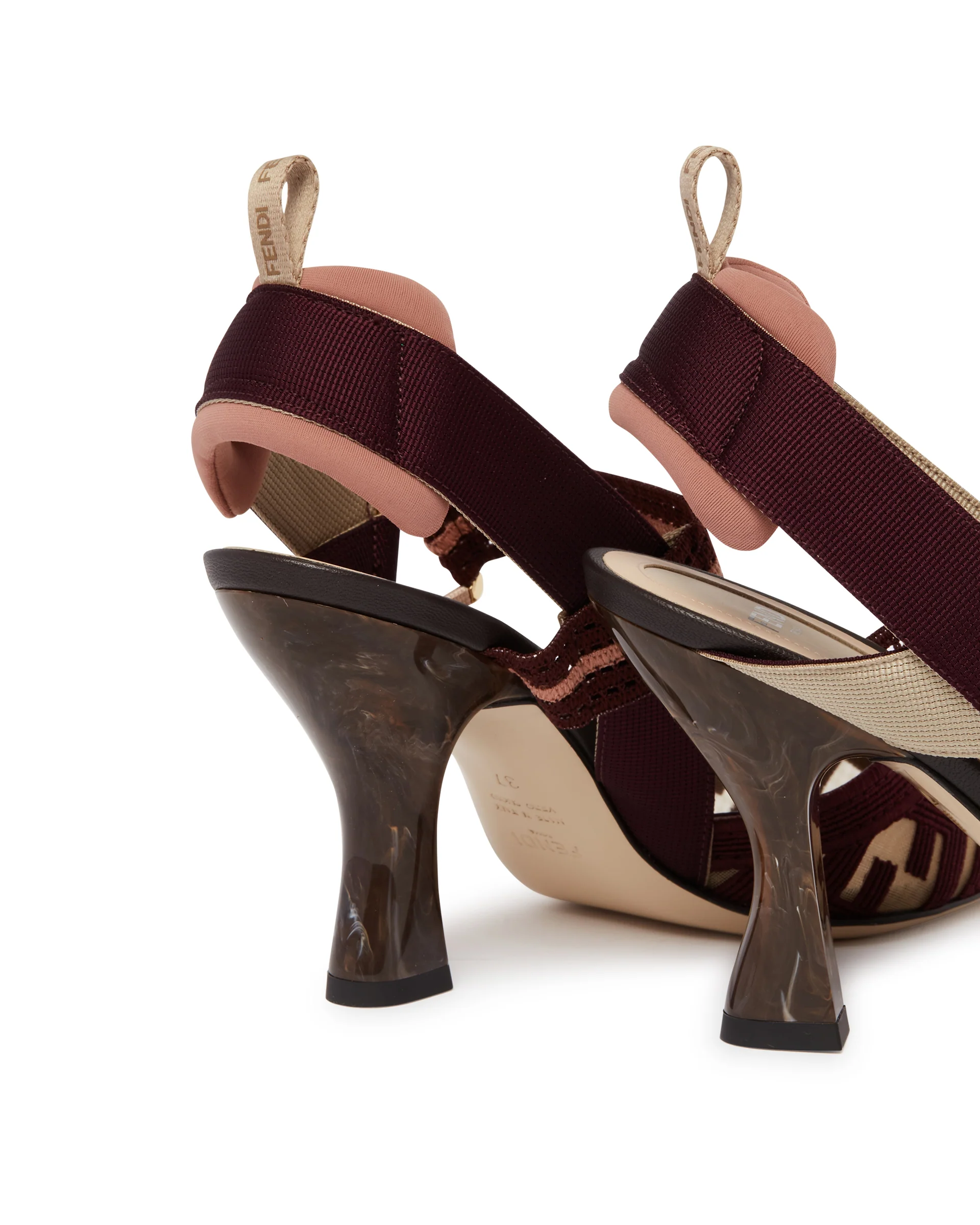 Slingback Colibrì FF Burgundy - Image 6