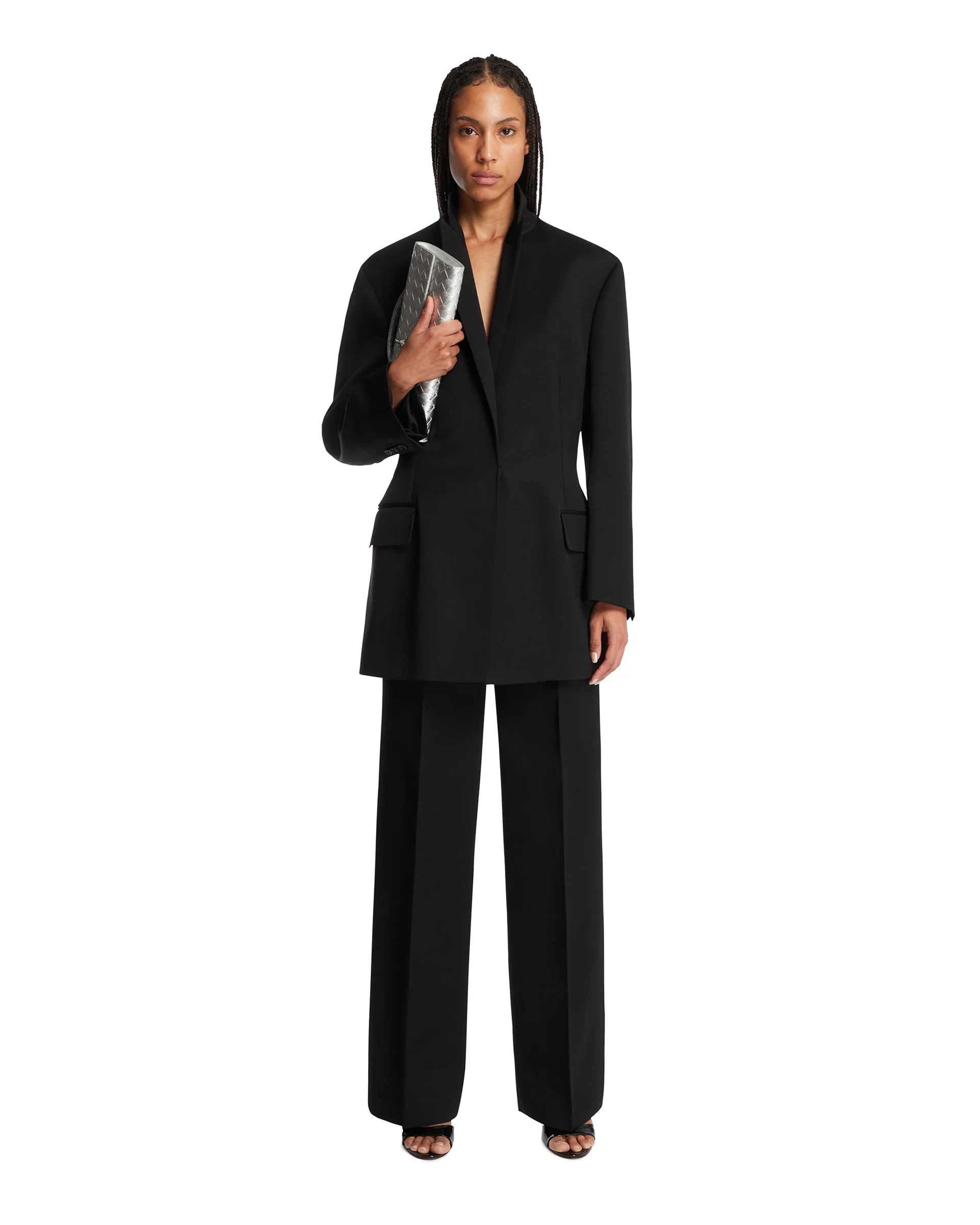 Blazer Malina In Lana Nero - Image 3