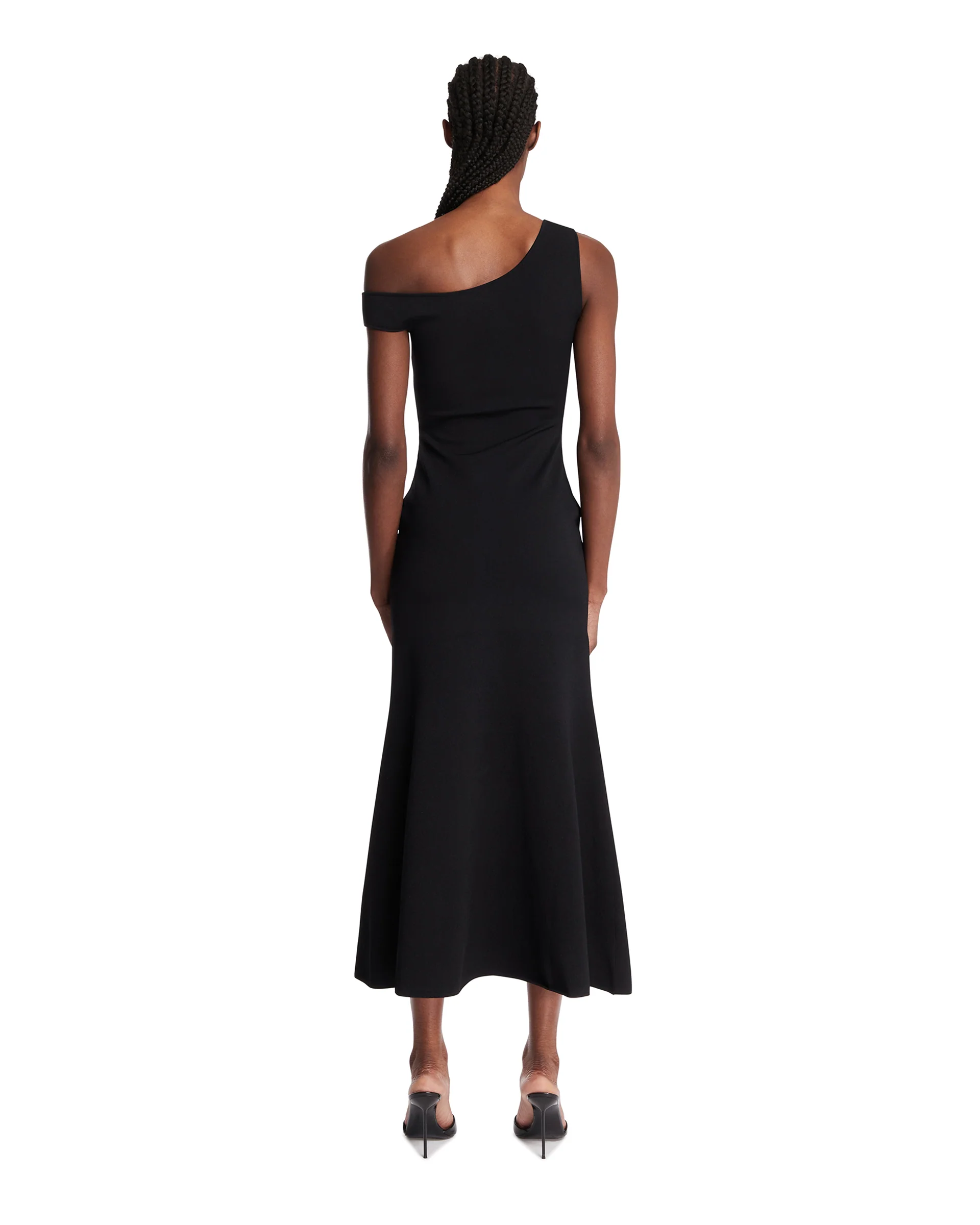 Abito Off-Shoulder Midi Nero - Image 5