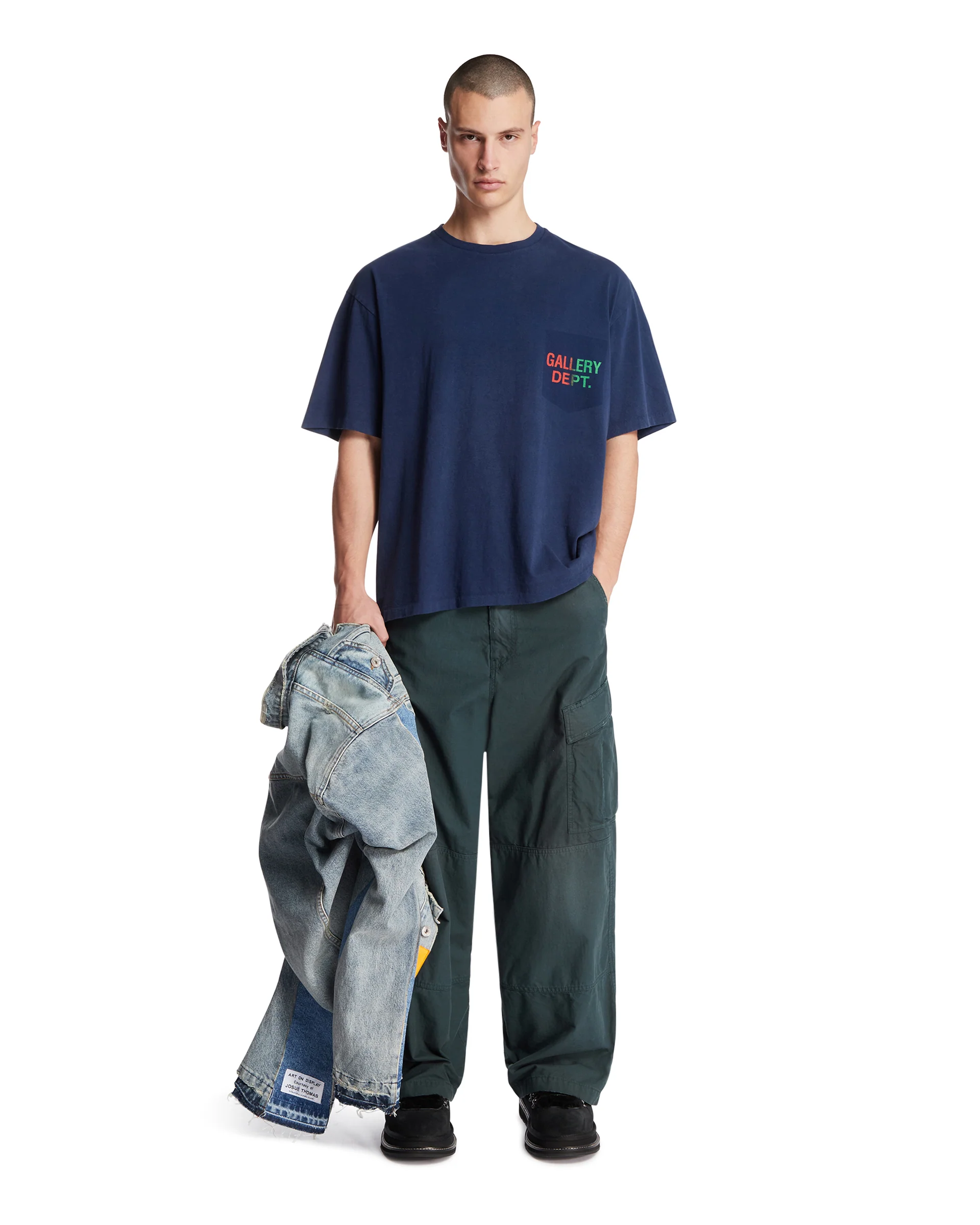 T-Shirt Boardwalk Con Logo Blu - Image 3