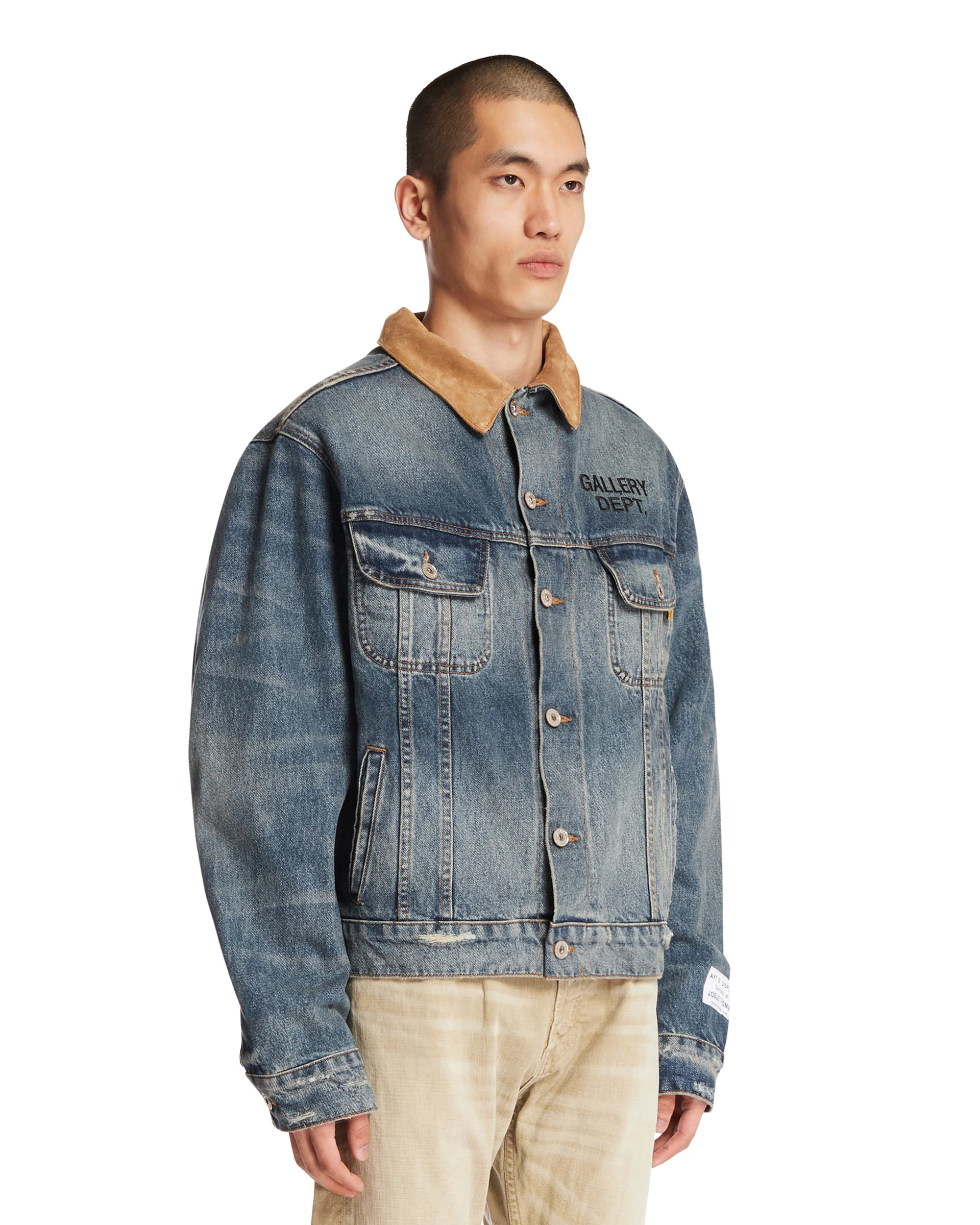 Trucker Jacket Santa Fe In Denim Blu - Image 2
