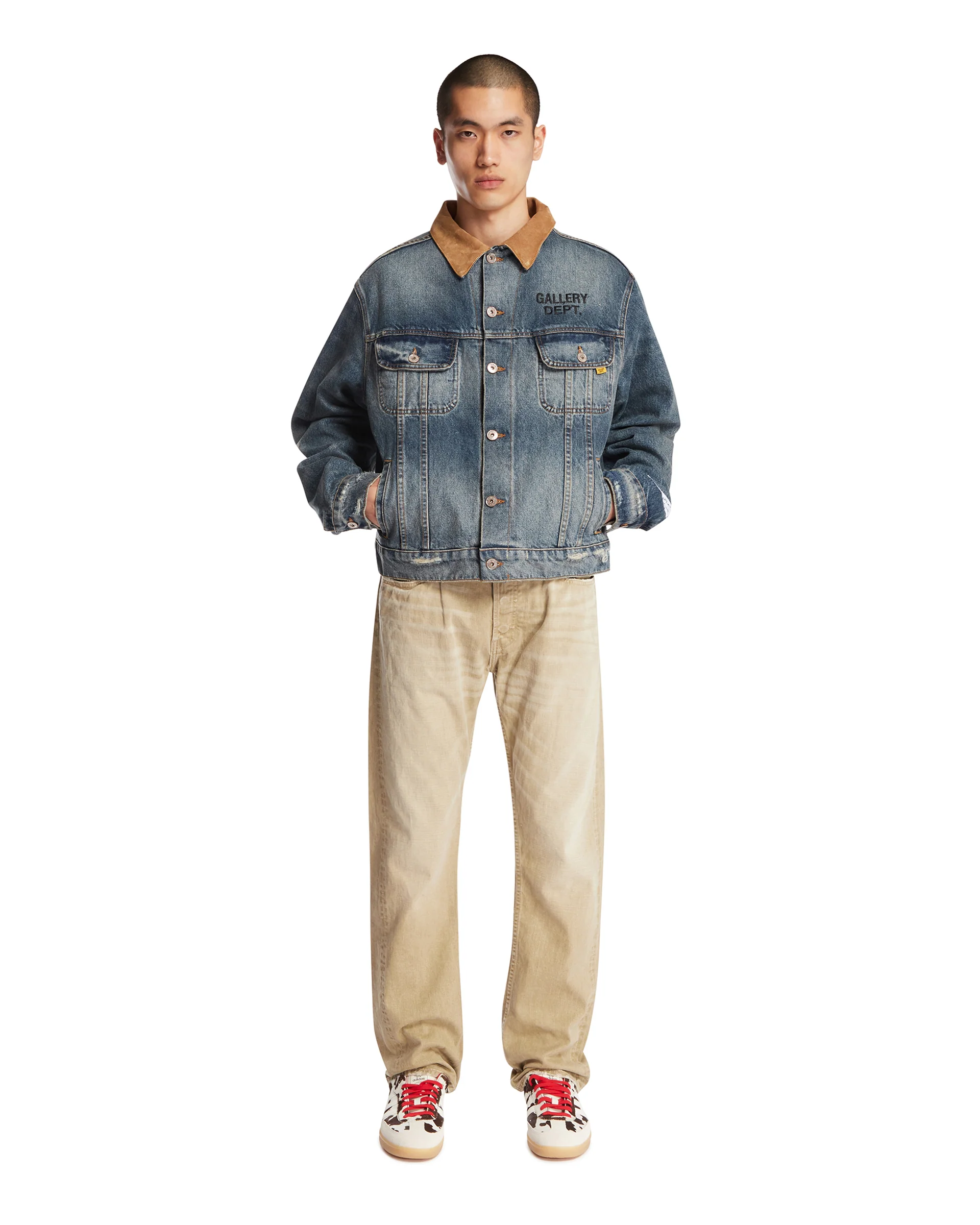 Trucker Jacket Santa Fe In Denim Blu - Image 3