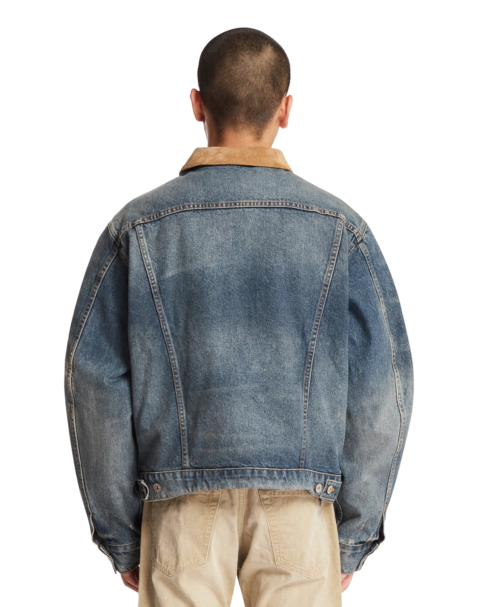 Trucker Jacket Santa Fe In Denim Blu - Image 5