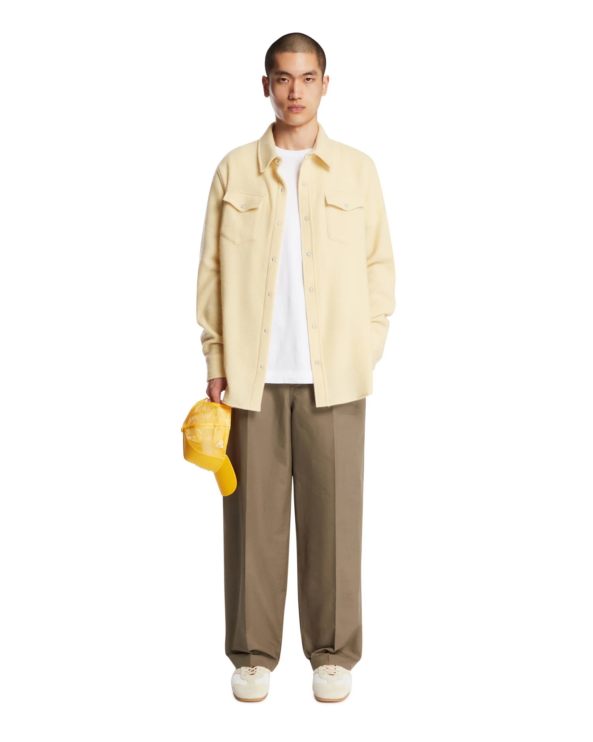 Camicia Daffodil In Cashmere Gialla - Image 3