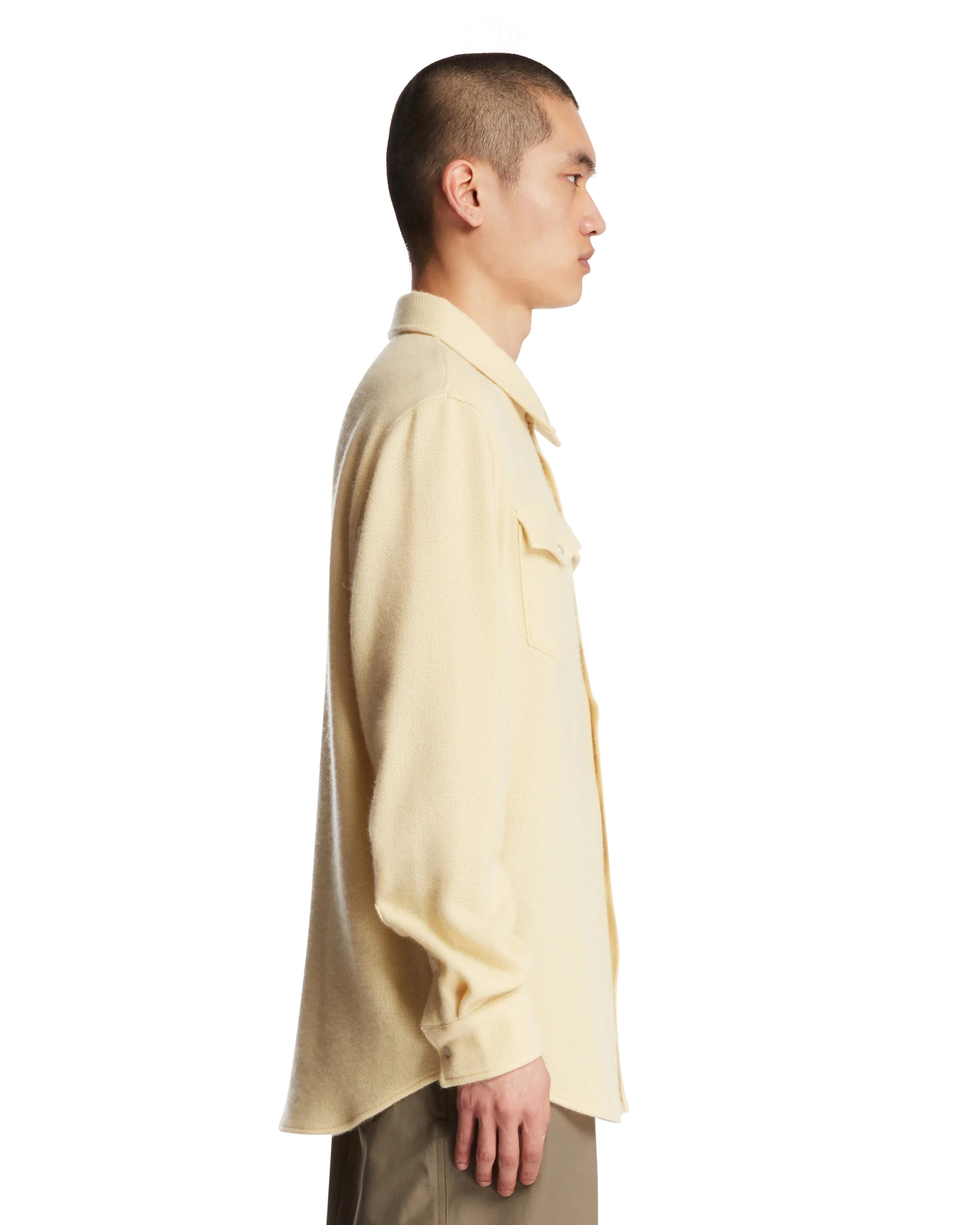 Camicia Daffodil In Cashmere Gialla - Image 4