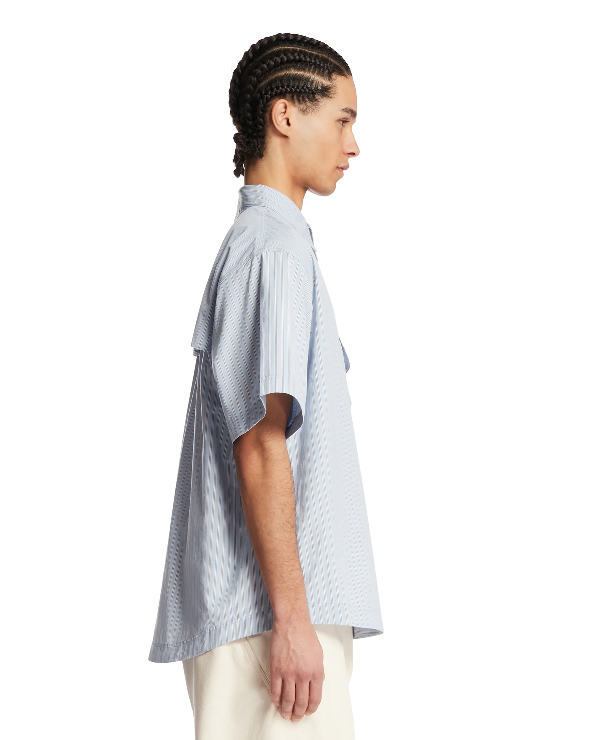 Camicia Camp A Righe Azzurra - Image 4