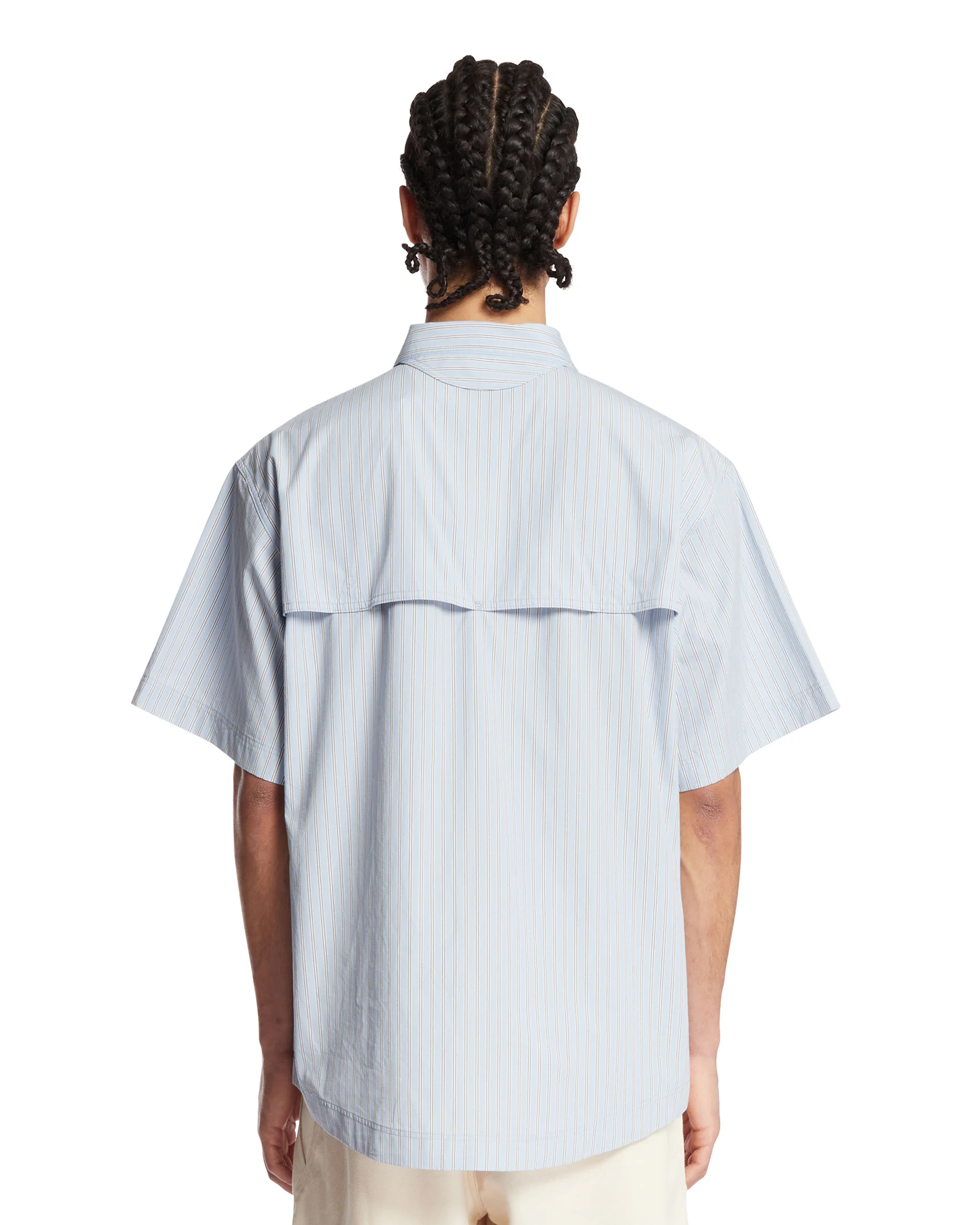 Camicia Camp A Righe Azzurra - Image 5