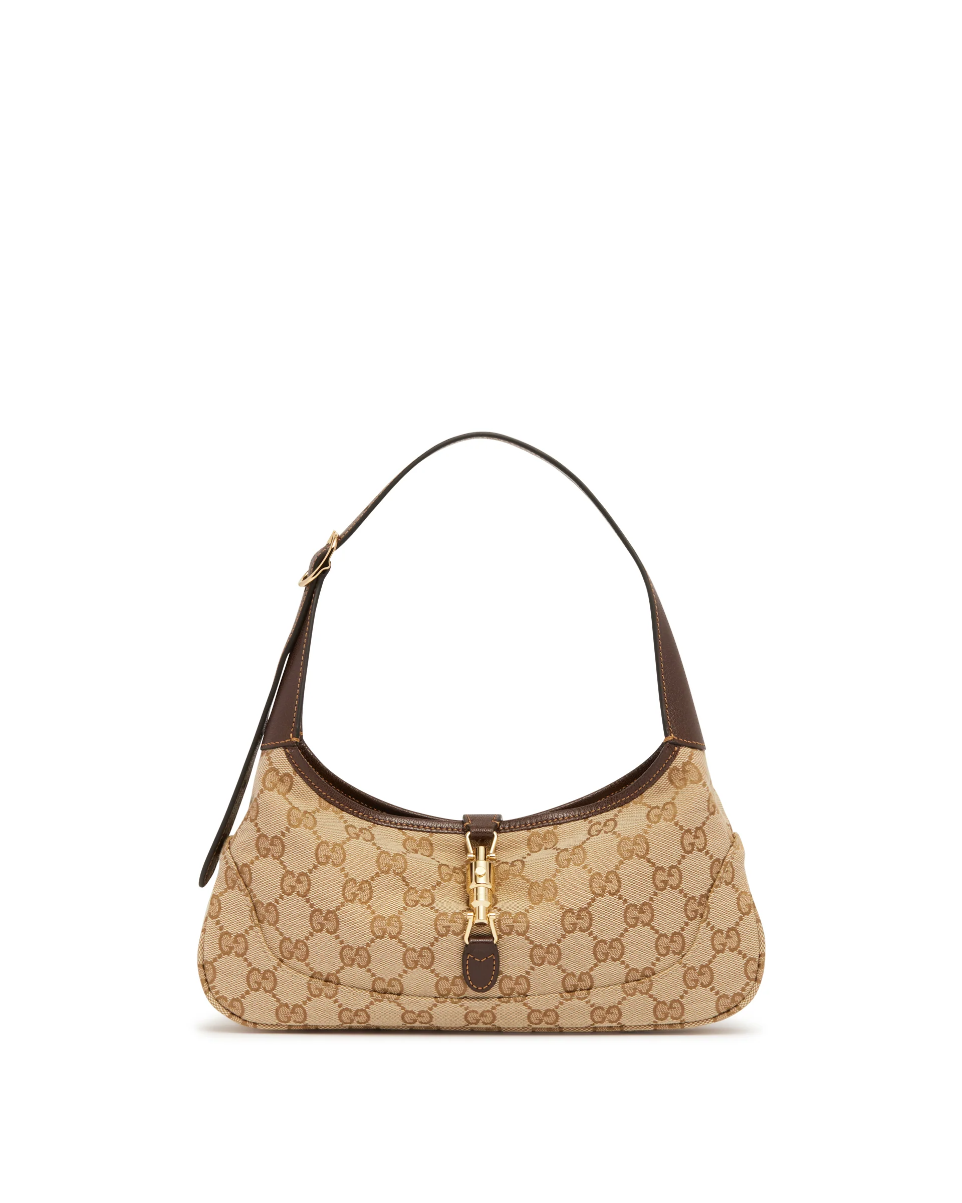 Borsa A Spalla Jackie Slim Piccola Beige