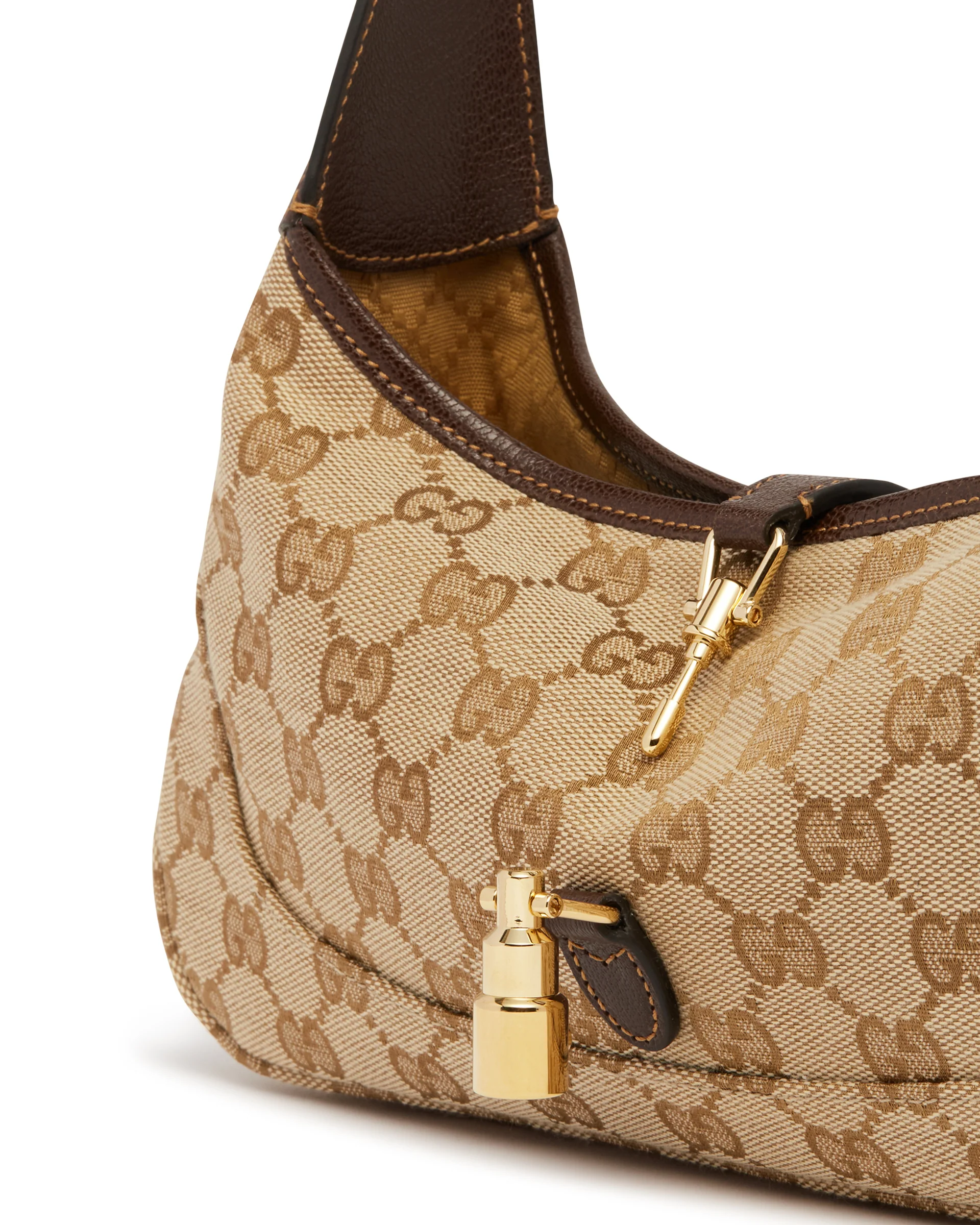 Borsa A Spalla Jackie Slim Piccola Beige - Image 4
