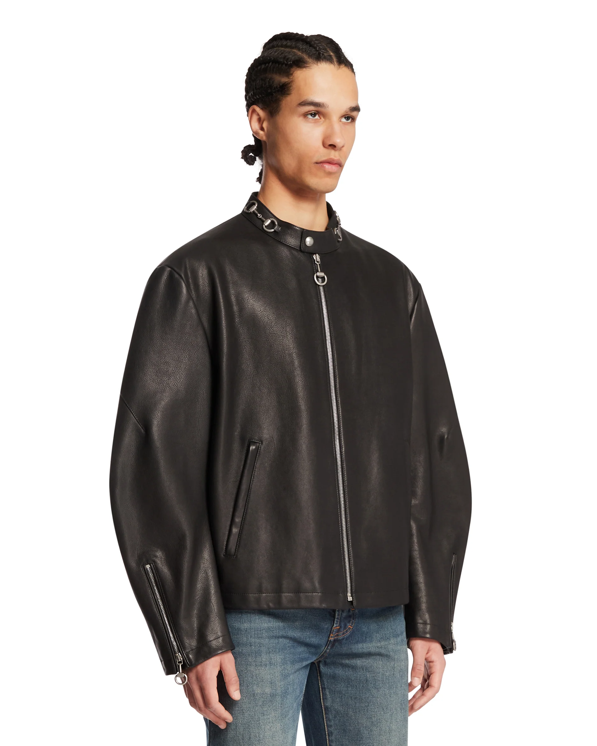 Giacca Bomber Morsetto Nera - Image 2