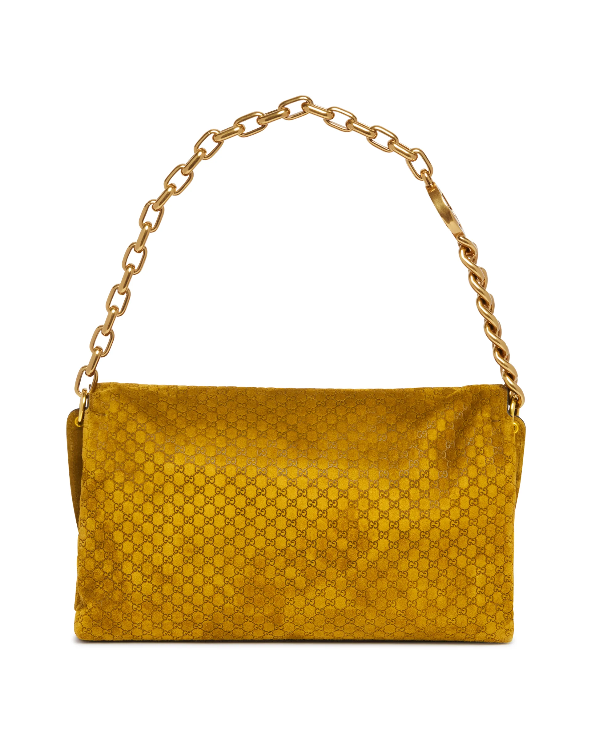 Borsa Con Catena Media Gialla - Image 6
