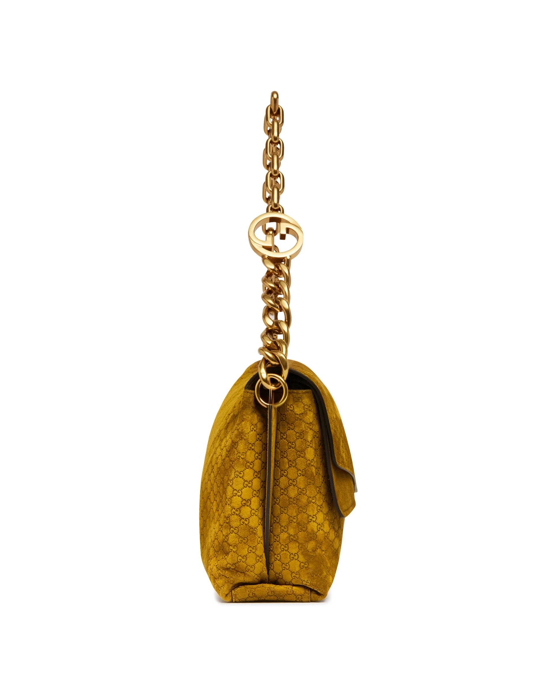 Borsa Con Catena Media Gialla - Image 7