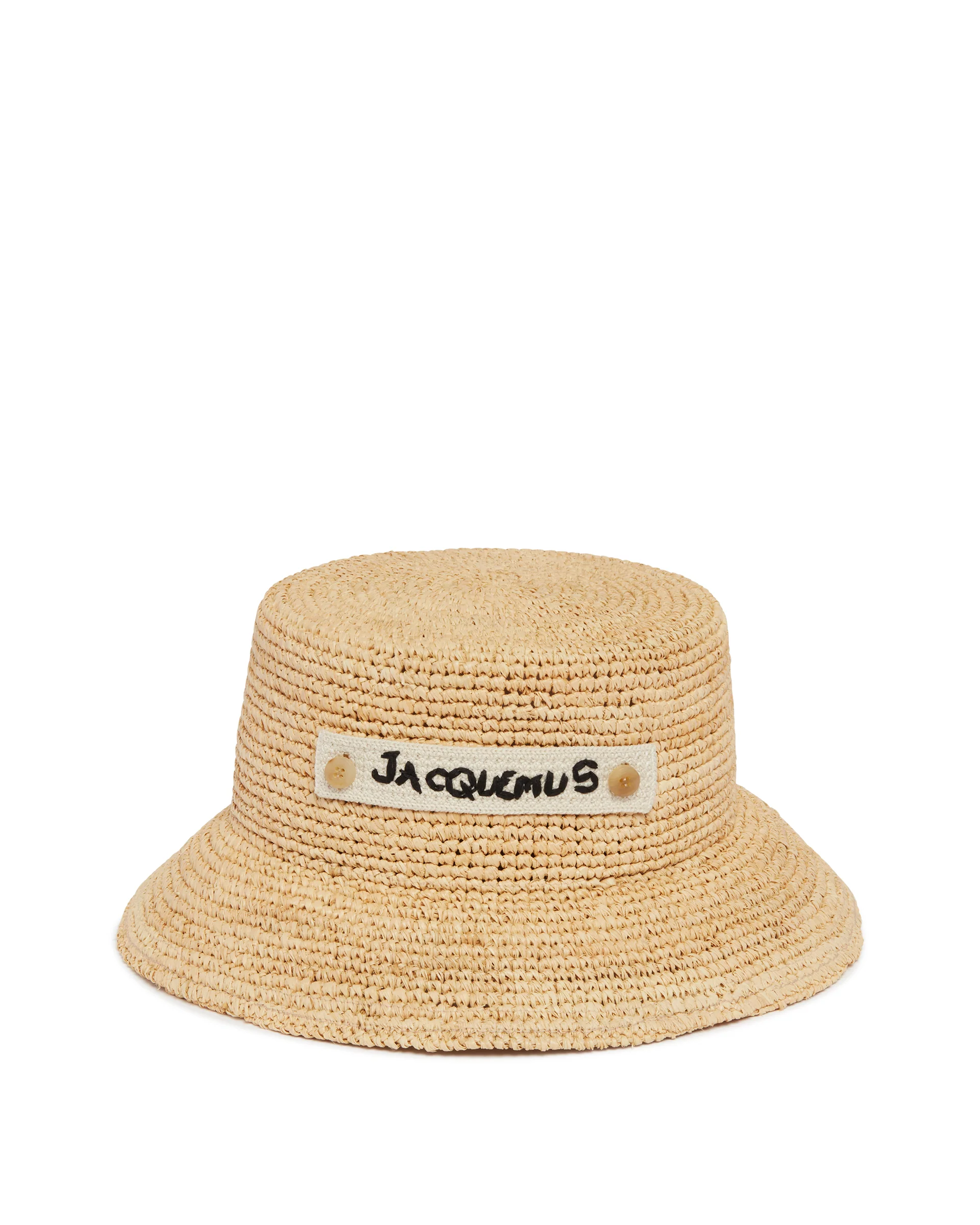 Cappello In Rafia Beige