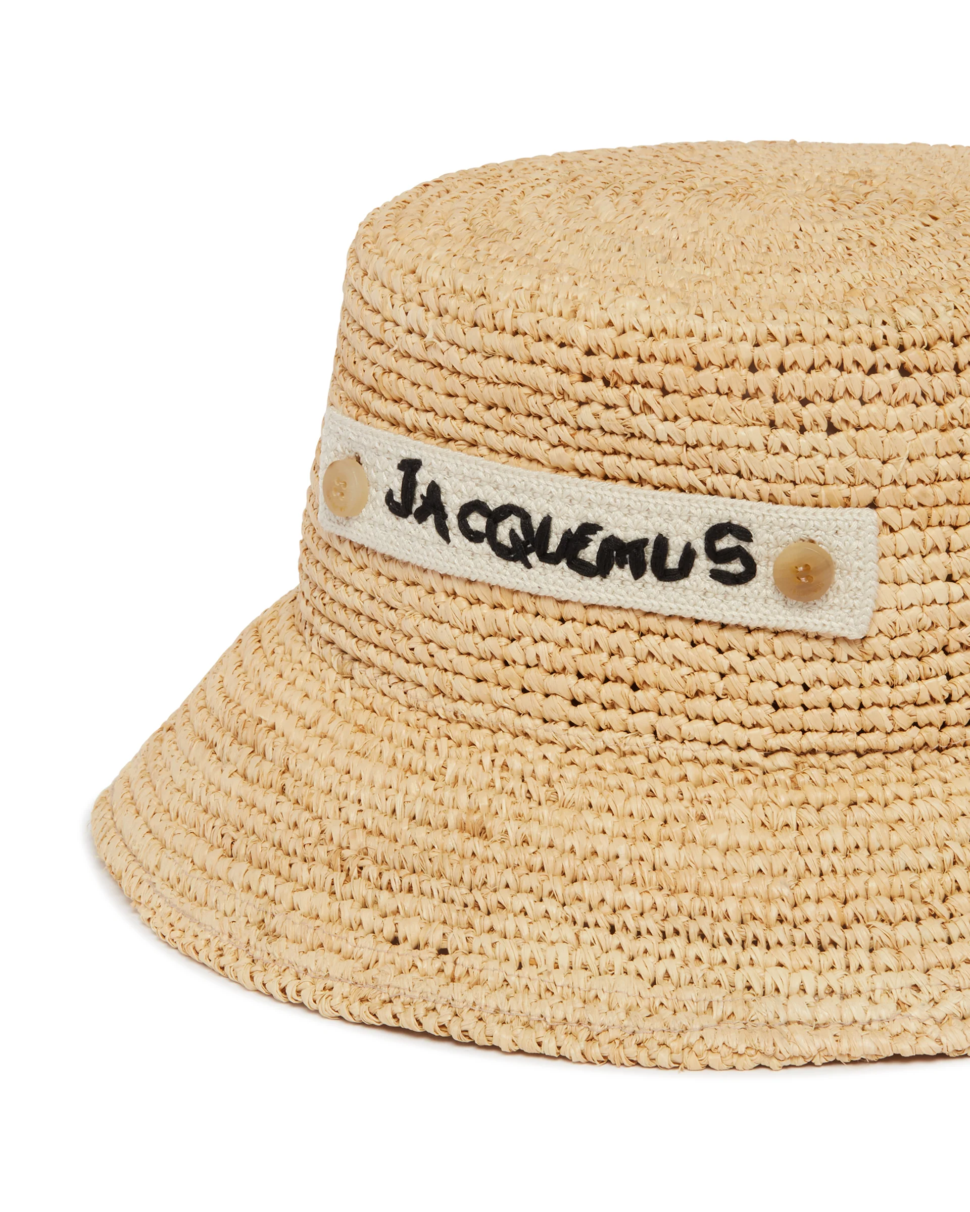 Cappello In Rafia Beige - Image 4