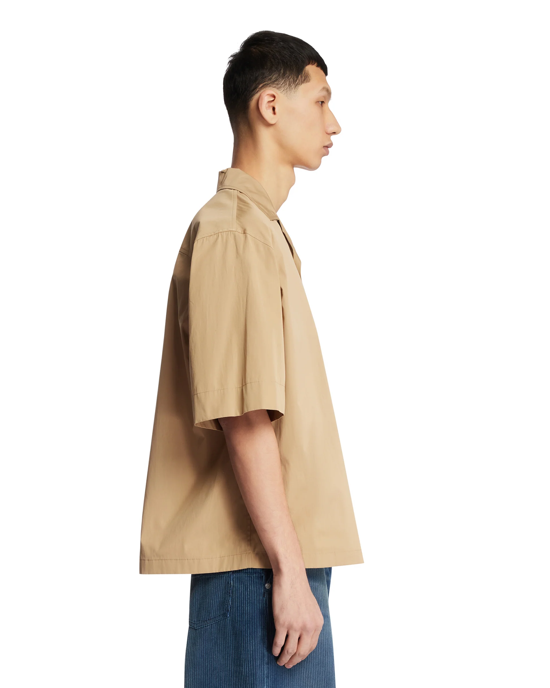 Camicia In Cotone Beige - Image 4