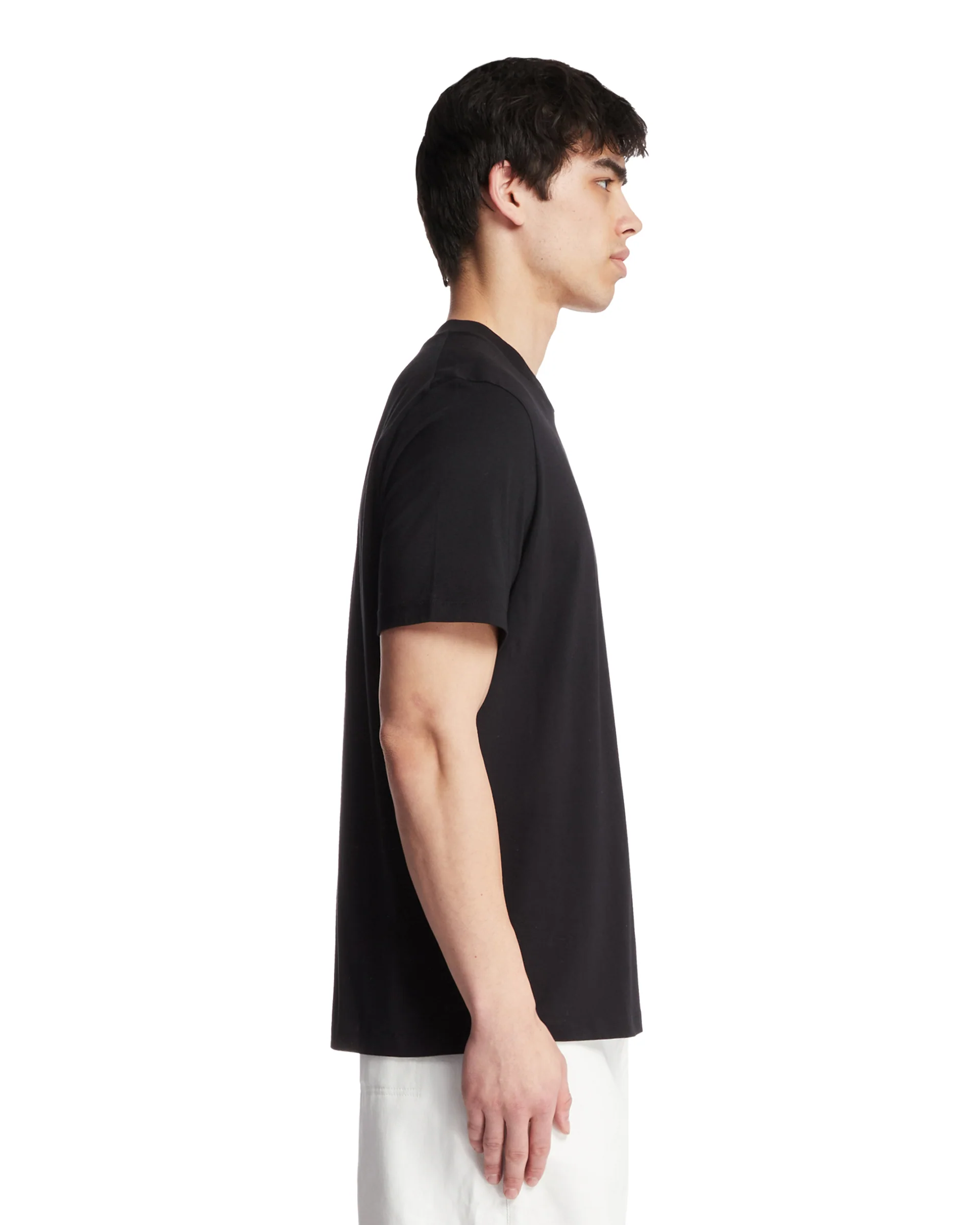 T-Shirt Girocollo Nera - Image 4