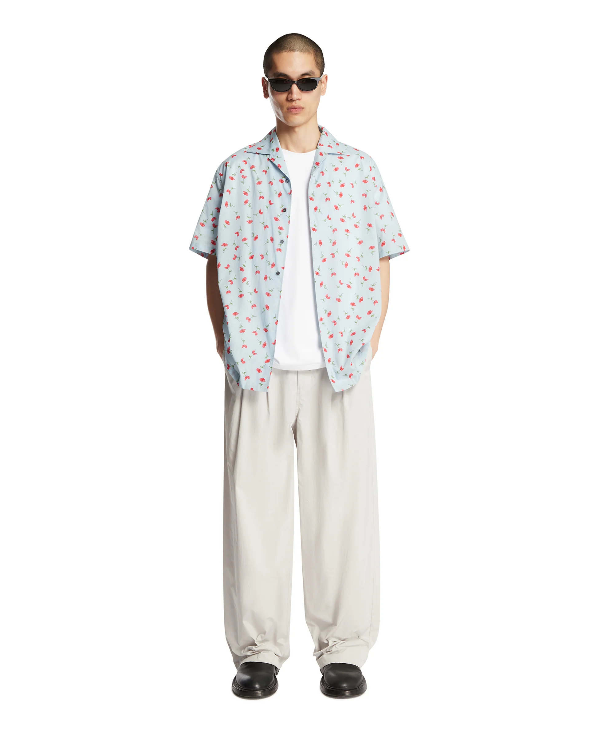Camicia A Fiori Azzurra - Image 3