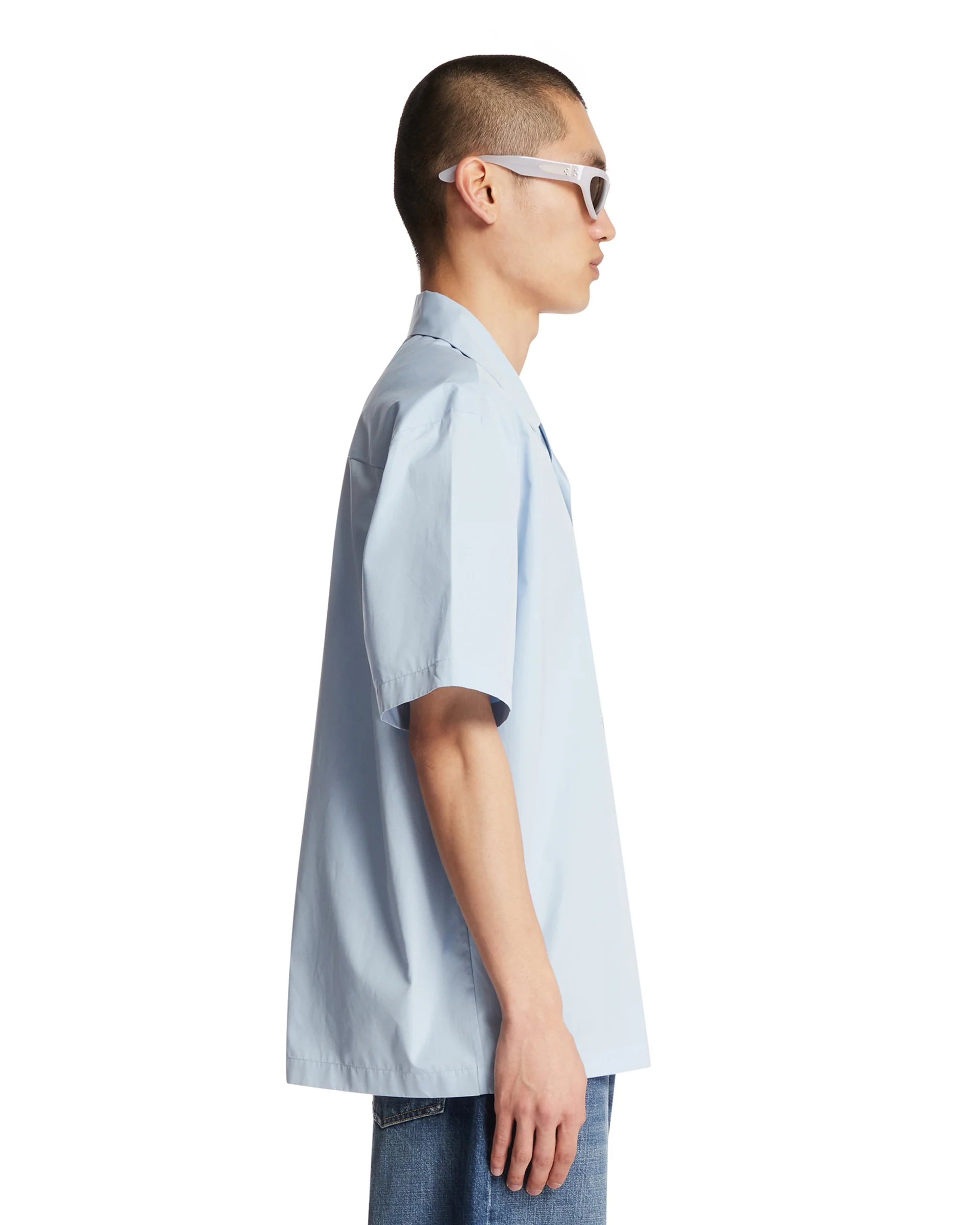 Camicia In Cotone Azzurra - Image 4