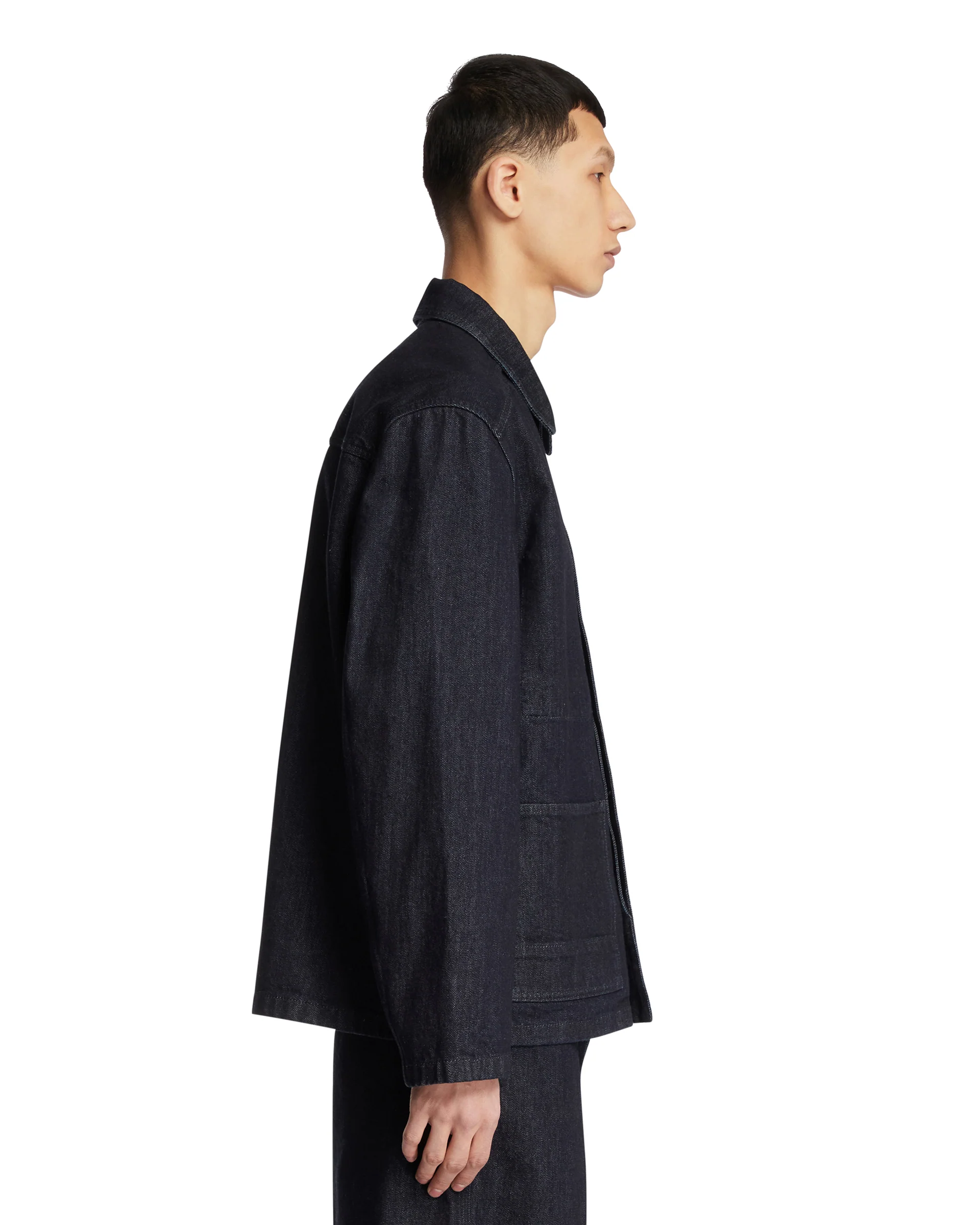 Giacca In Denim Leggero Blu - Image 4