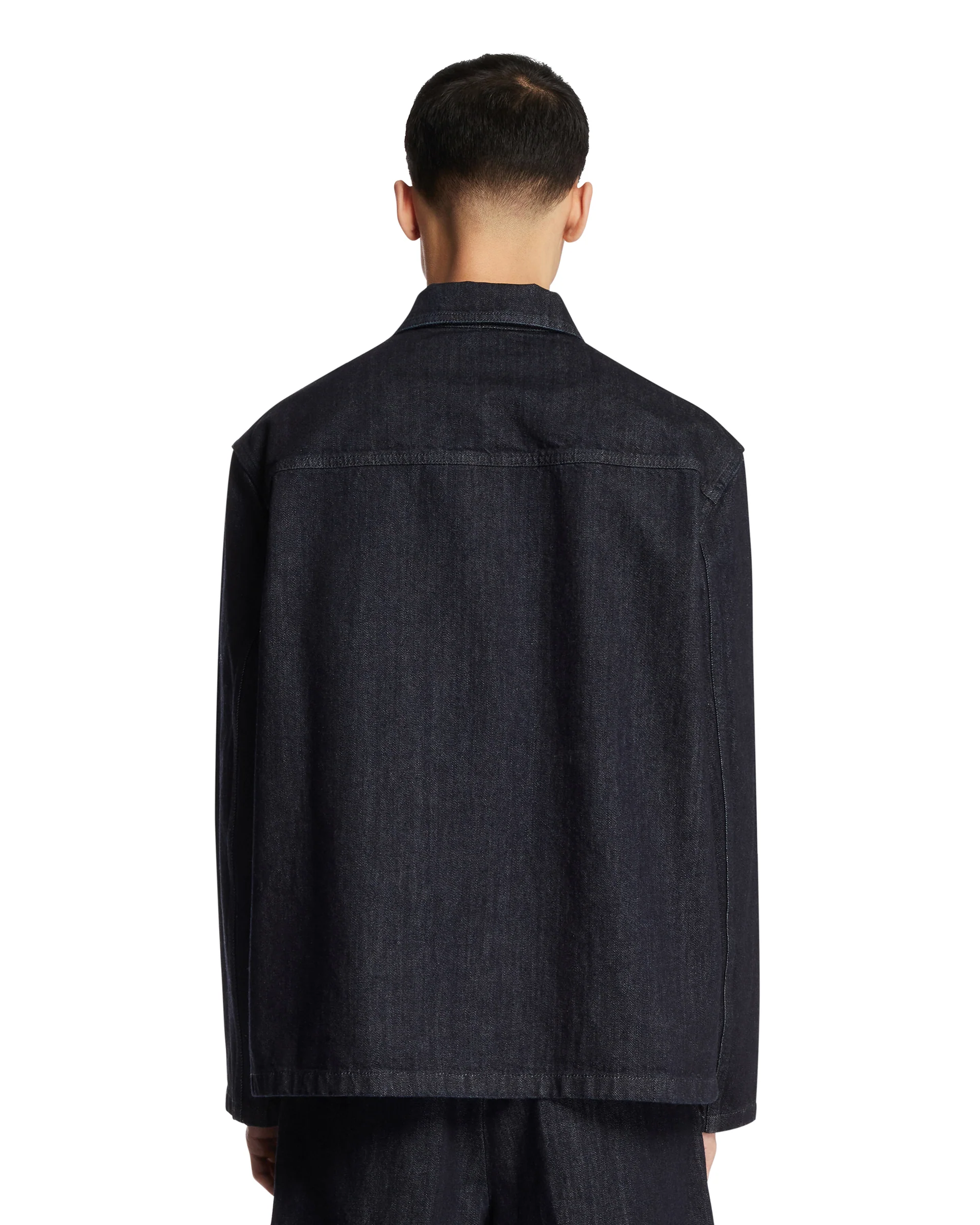 Giacca In Denim Leggero Blu - Image 5