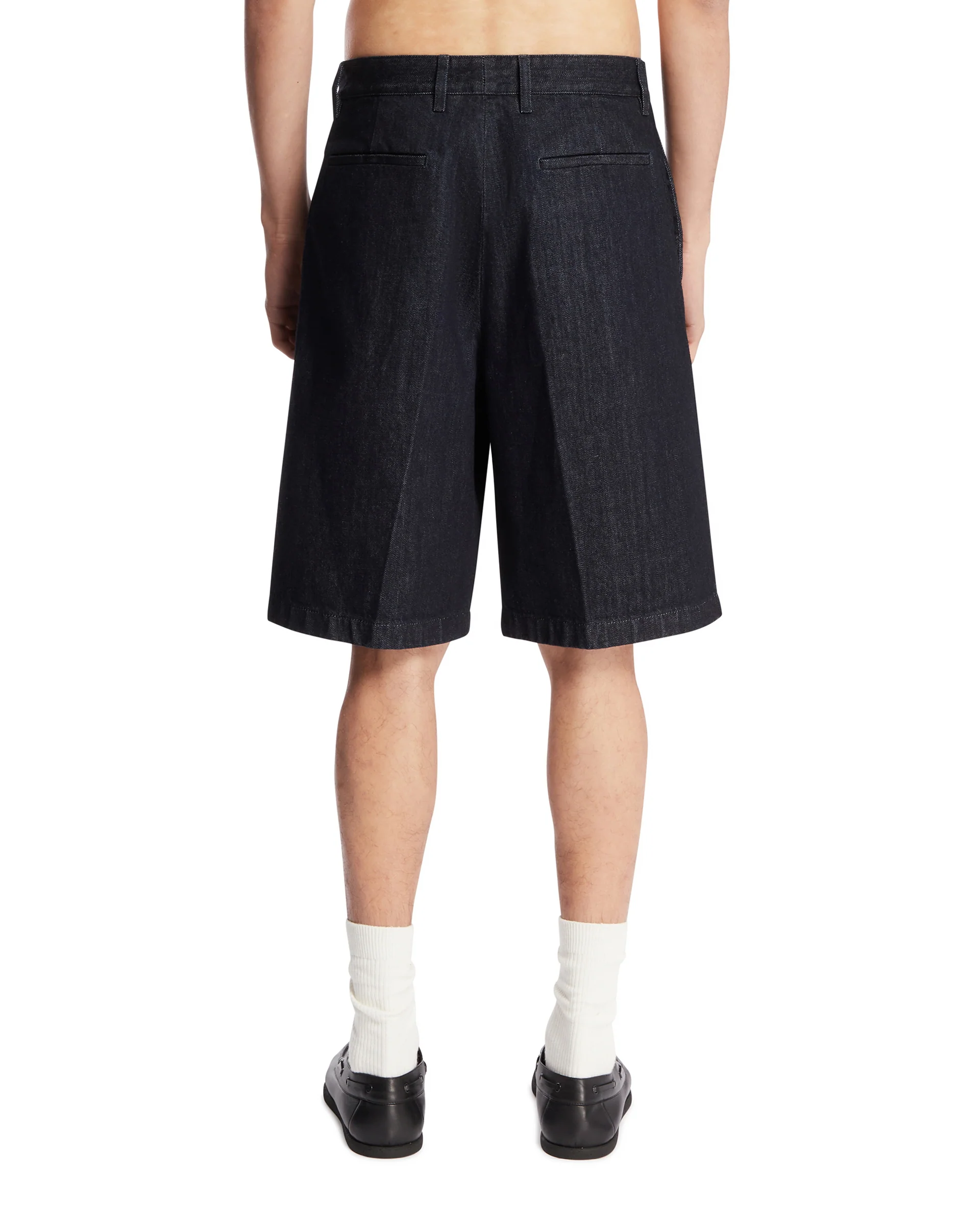 Shorts In Denim Leggero Blu - Image 5