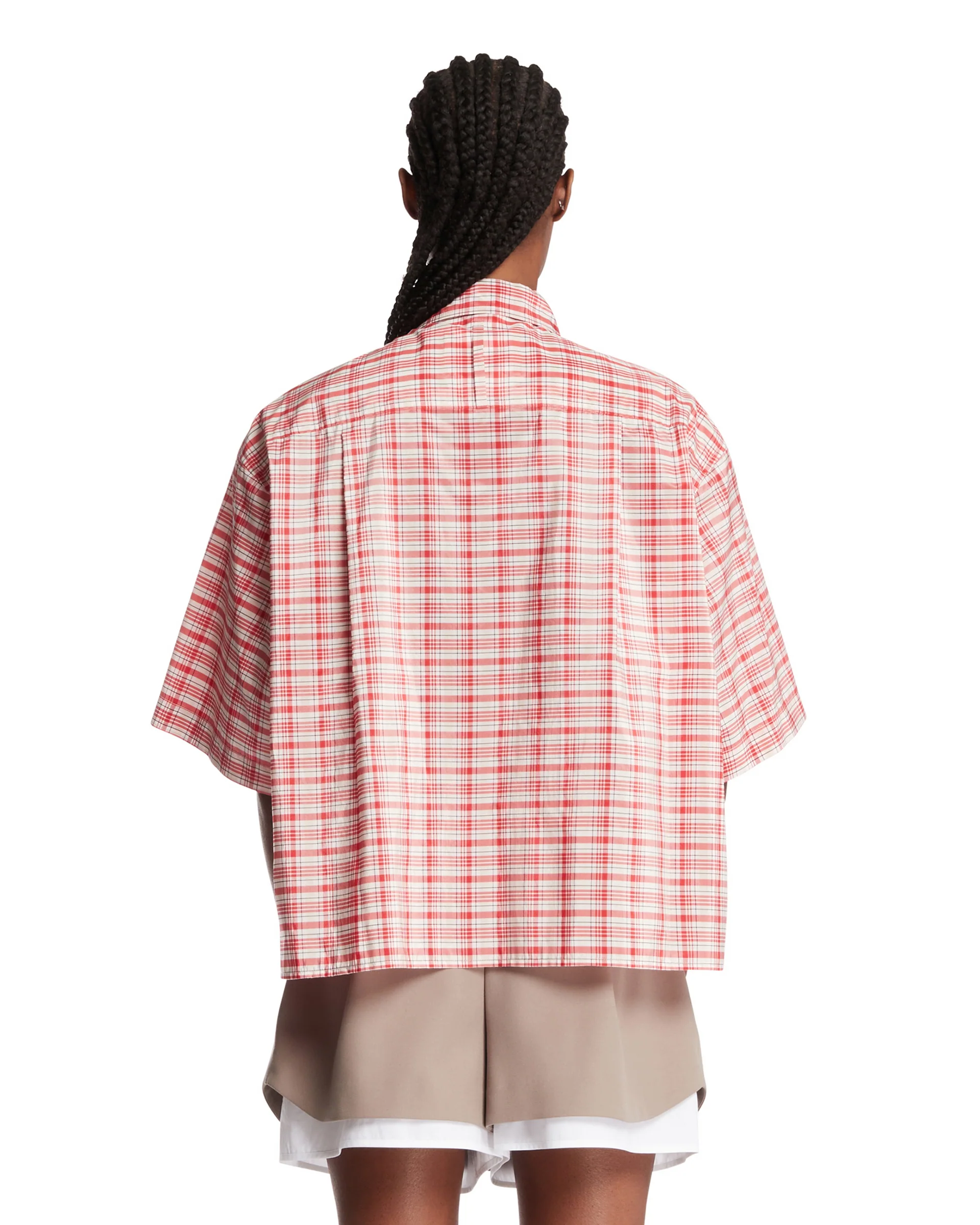 Camicia A Quadri Rossa E Bianca - Image 5