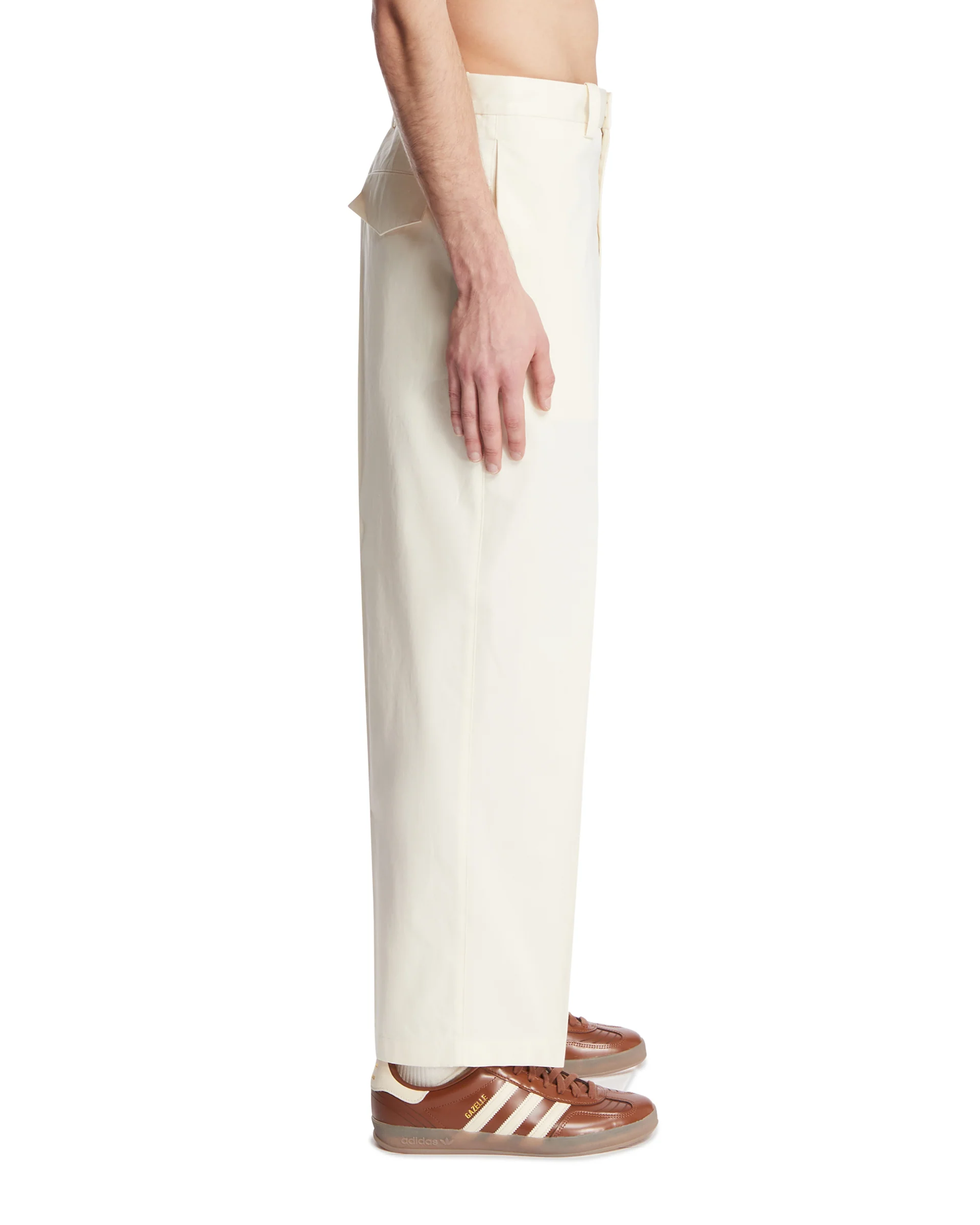Pantaloni In Cotone Bianchi - Image 4