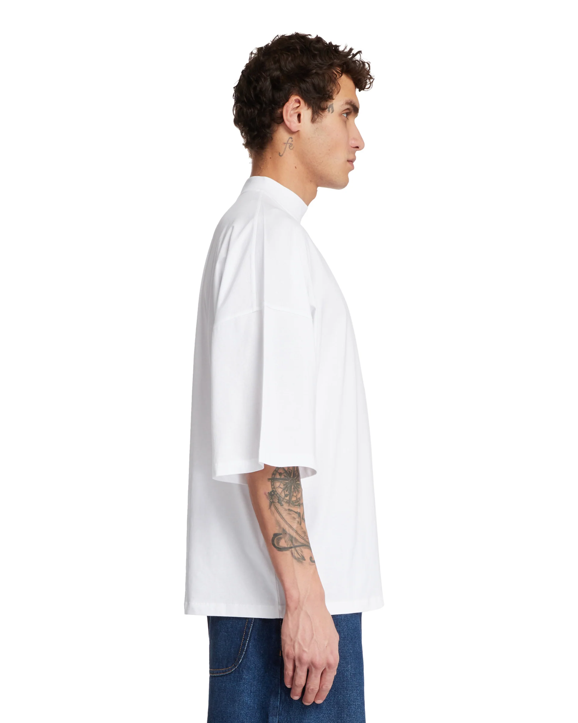 T-Shirt Girocollo Bianca - Image 4