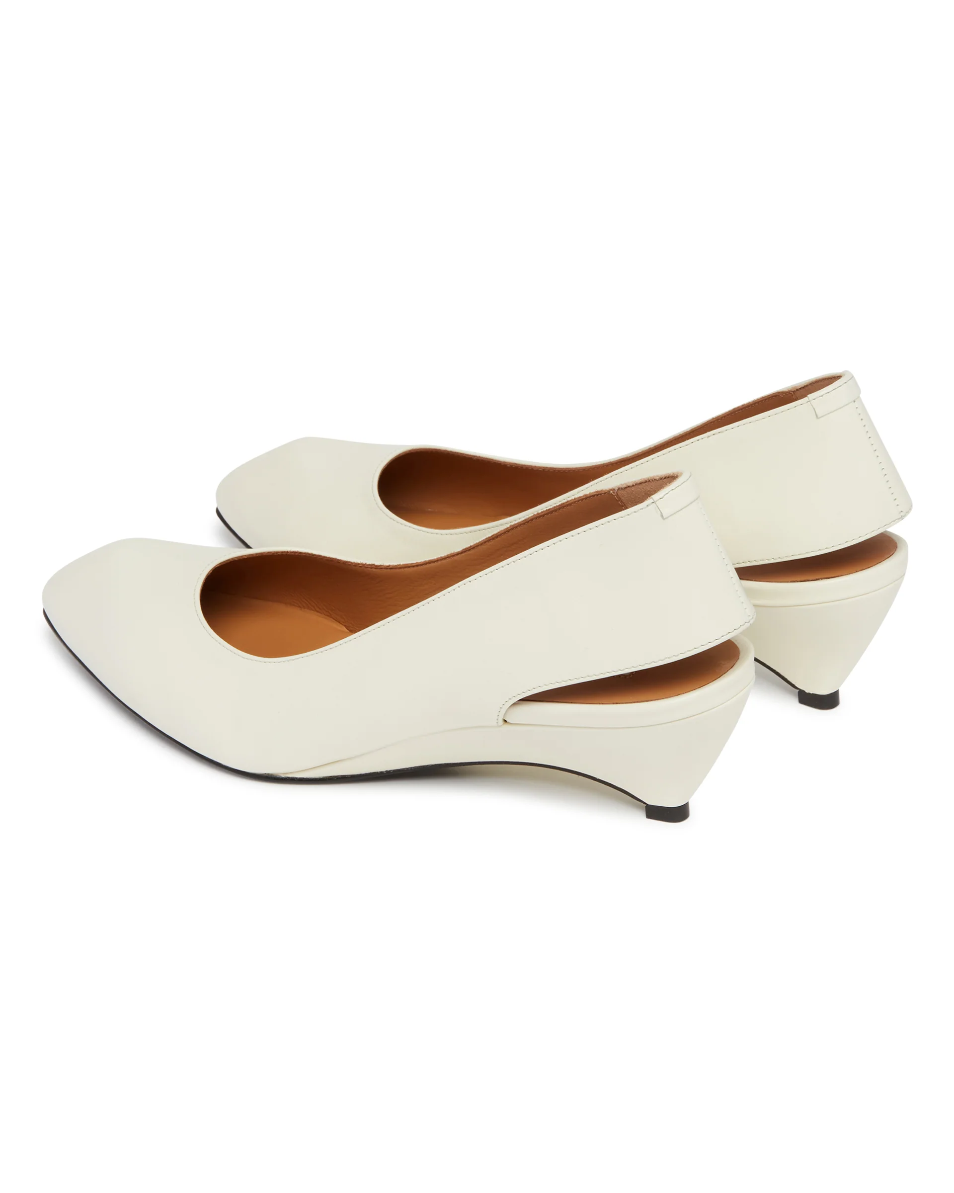 Slingback In Pelle Bianche - Image 5