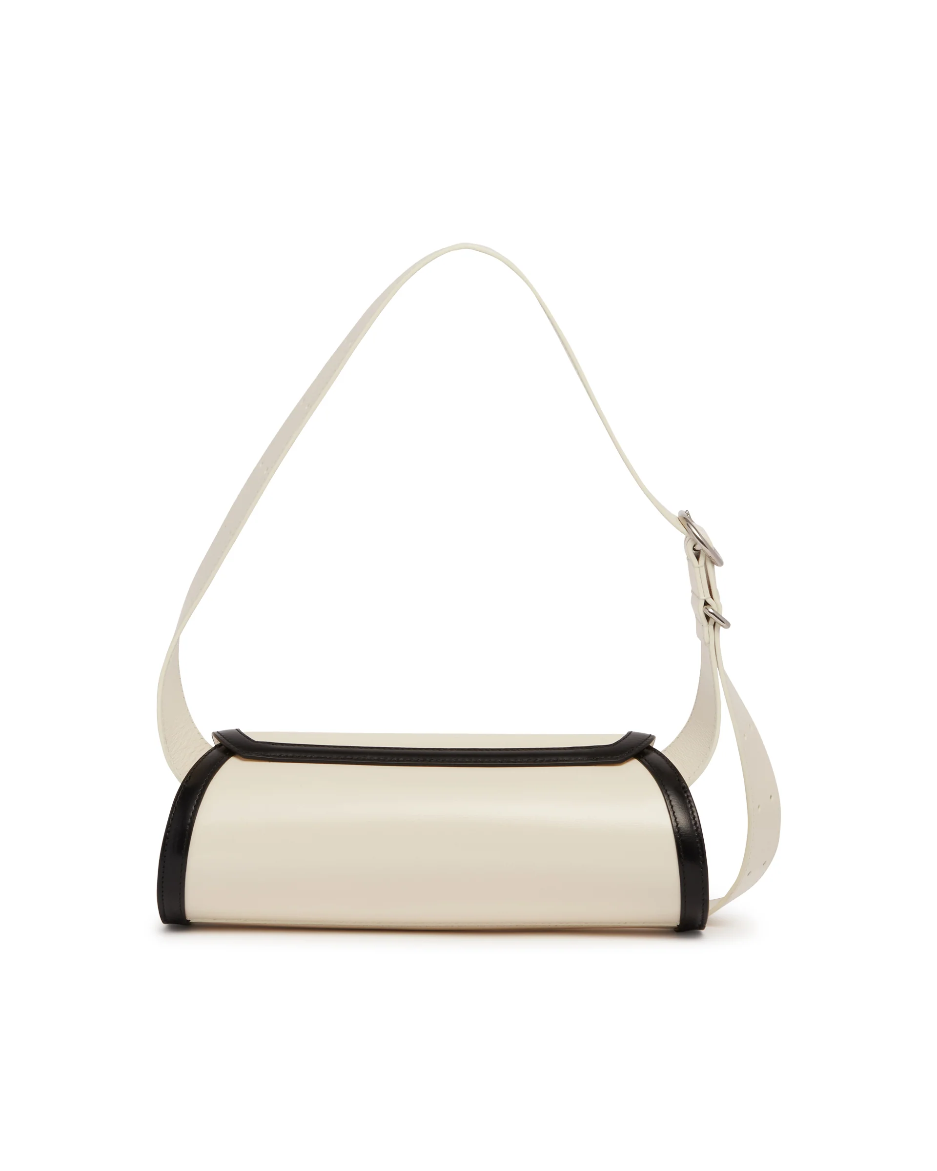 Borsa Cannolo Piccola In Pelle Bianca - Image 6