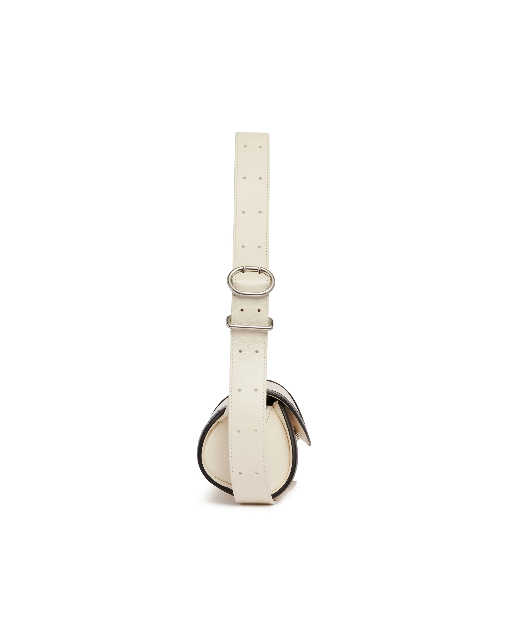 Borsa Cannolo Piccola In Pelle Bianca - Image 7