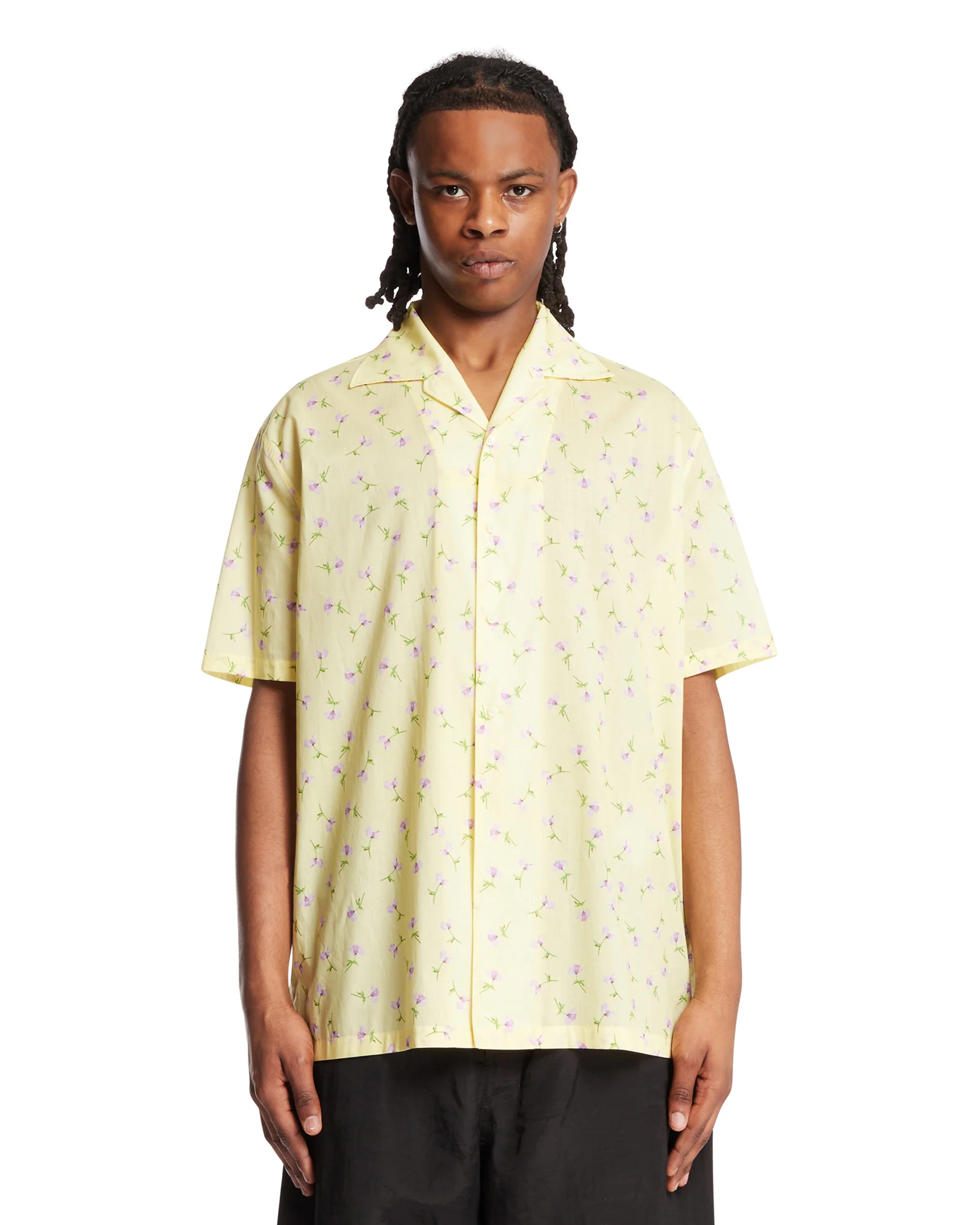 Camicia A Fiori Gialla