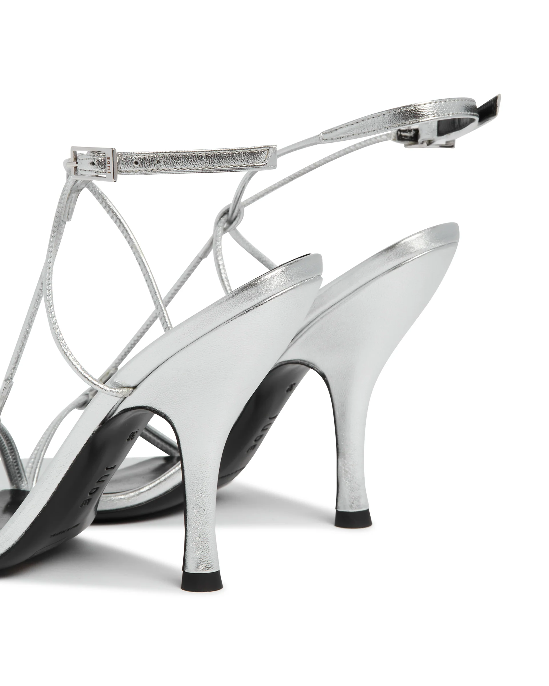 Sandali Mixer In Pelle Argentati - Image 6
