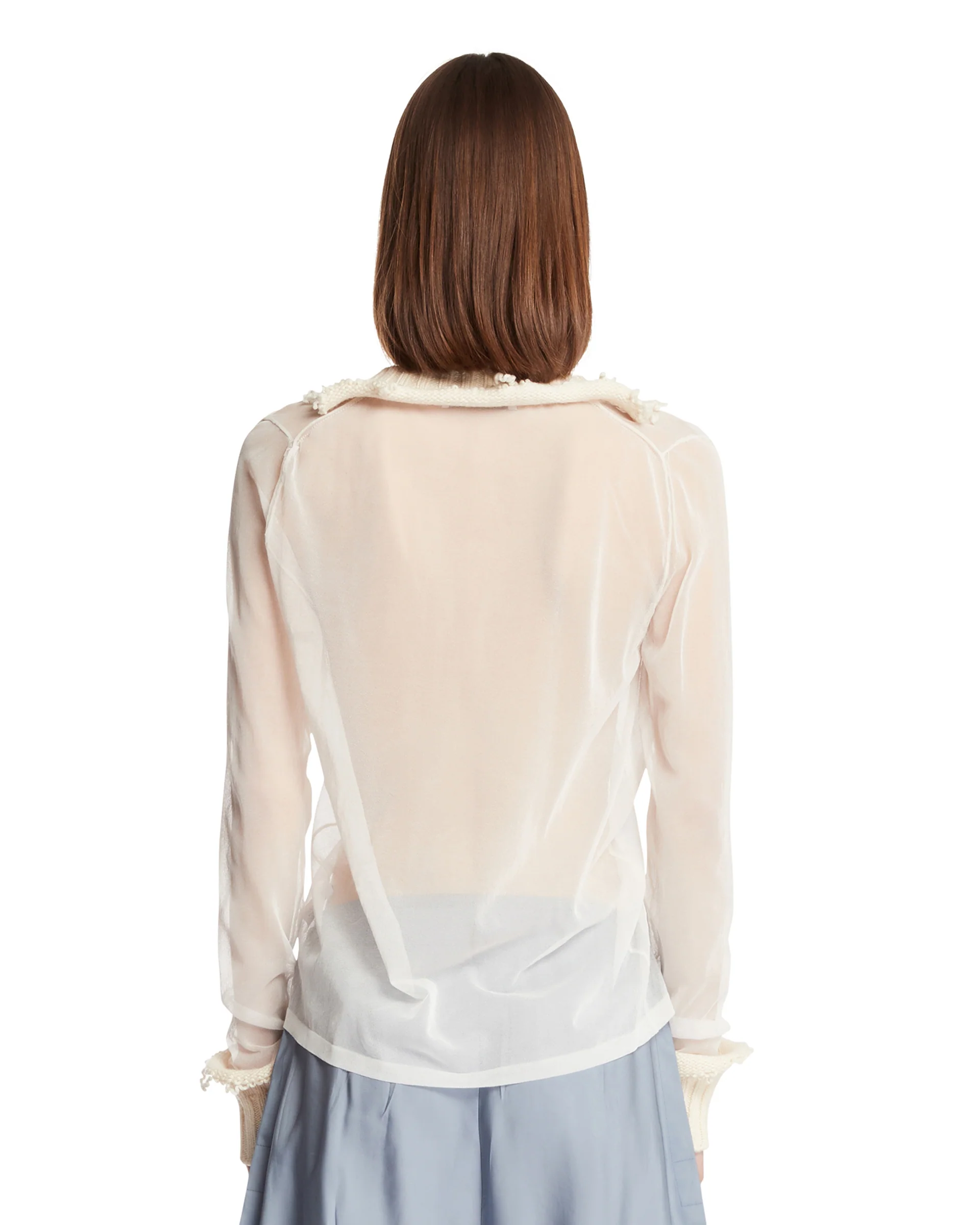 Top Semitrasparente Bianco - Image 5