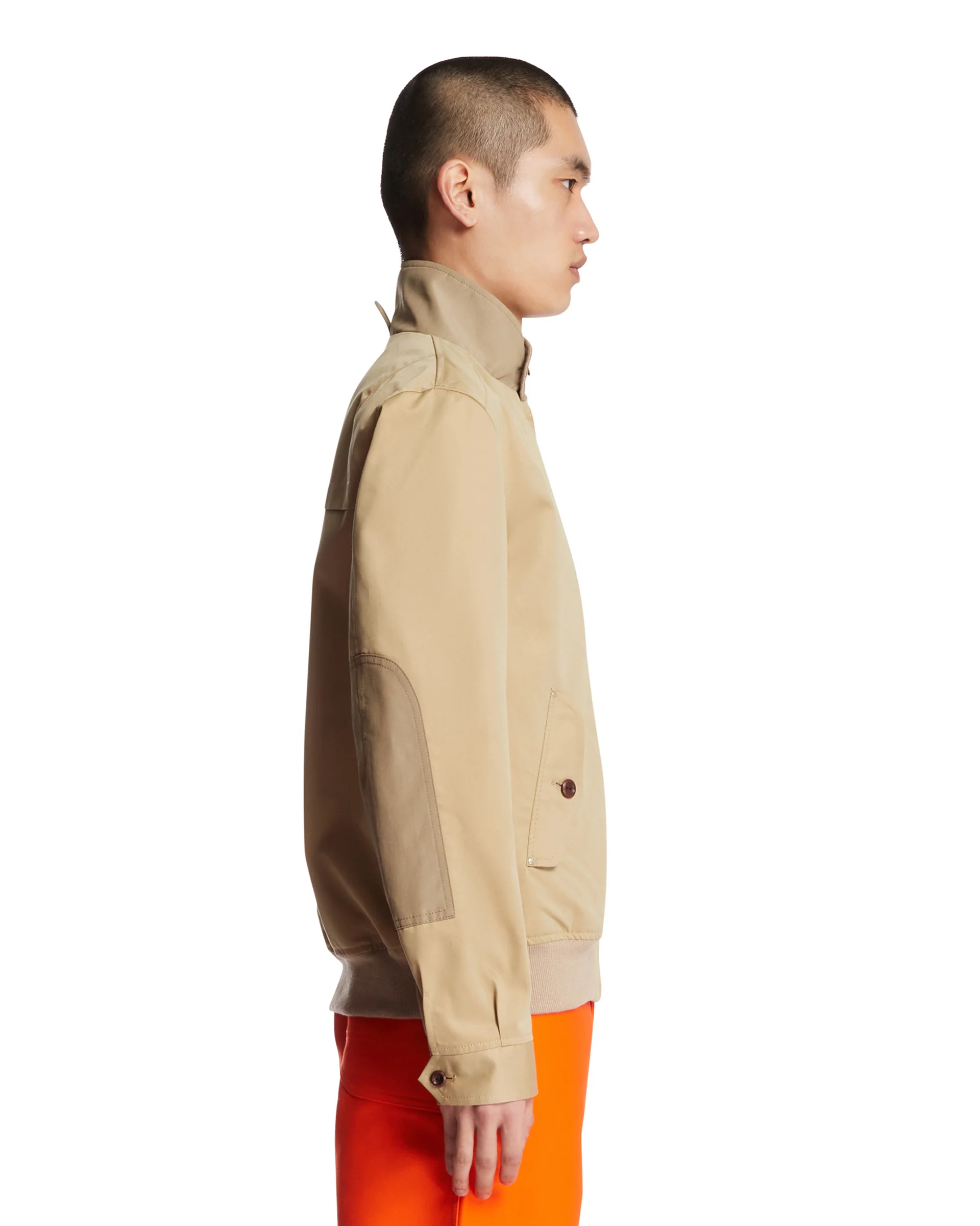 Giacca A Collo Alto Beige - Image 4