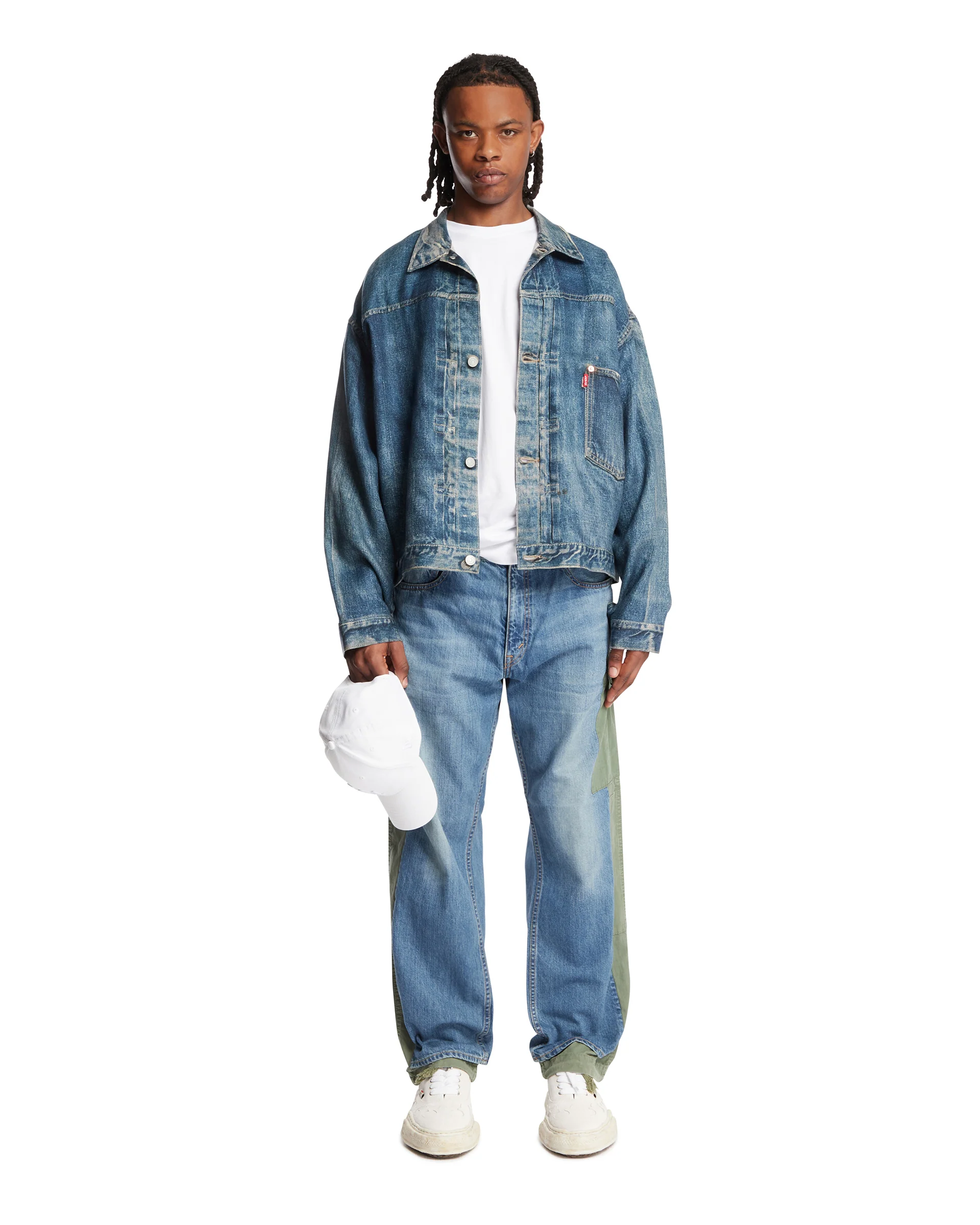 Giacca In Denim Di Lino Blu - Image 3