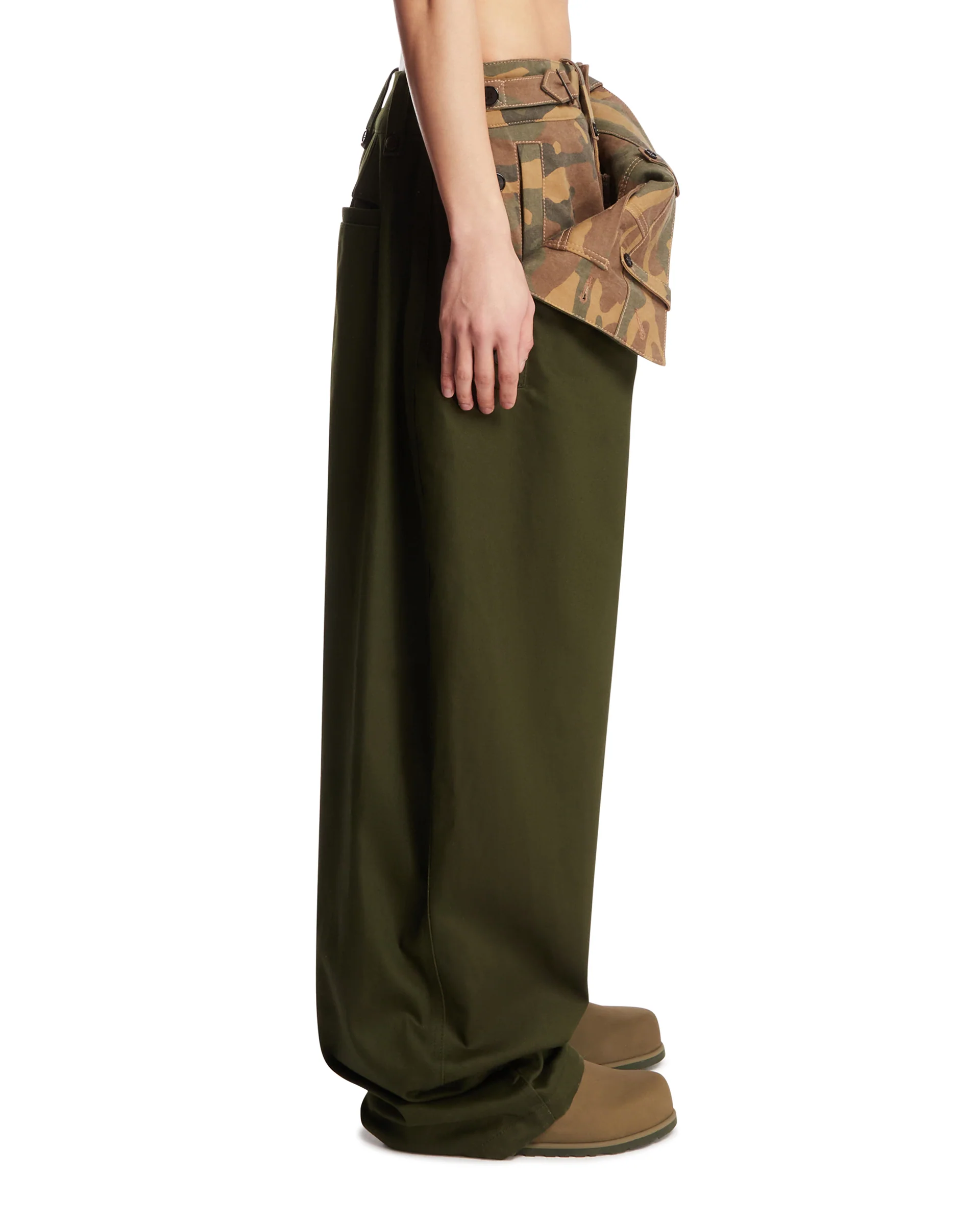 Pantaloni Con Pannello Verdi - Image 4