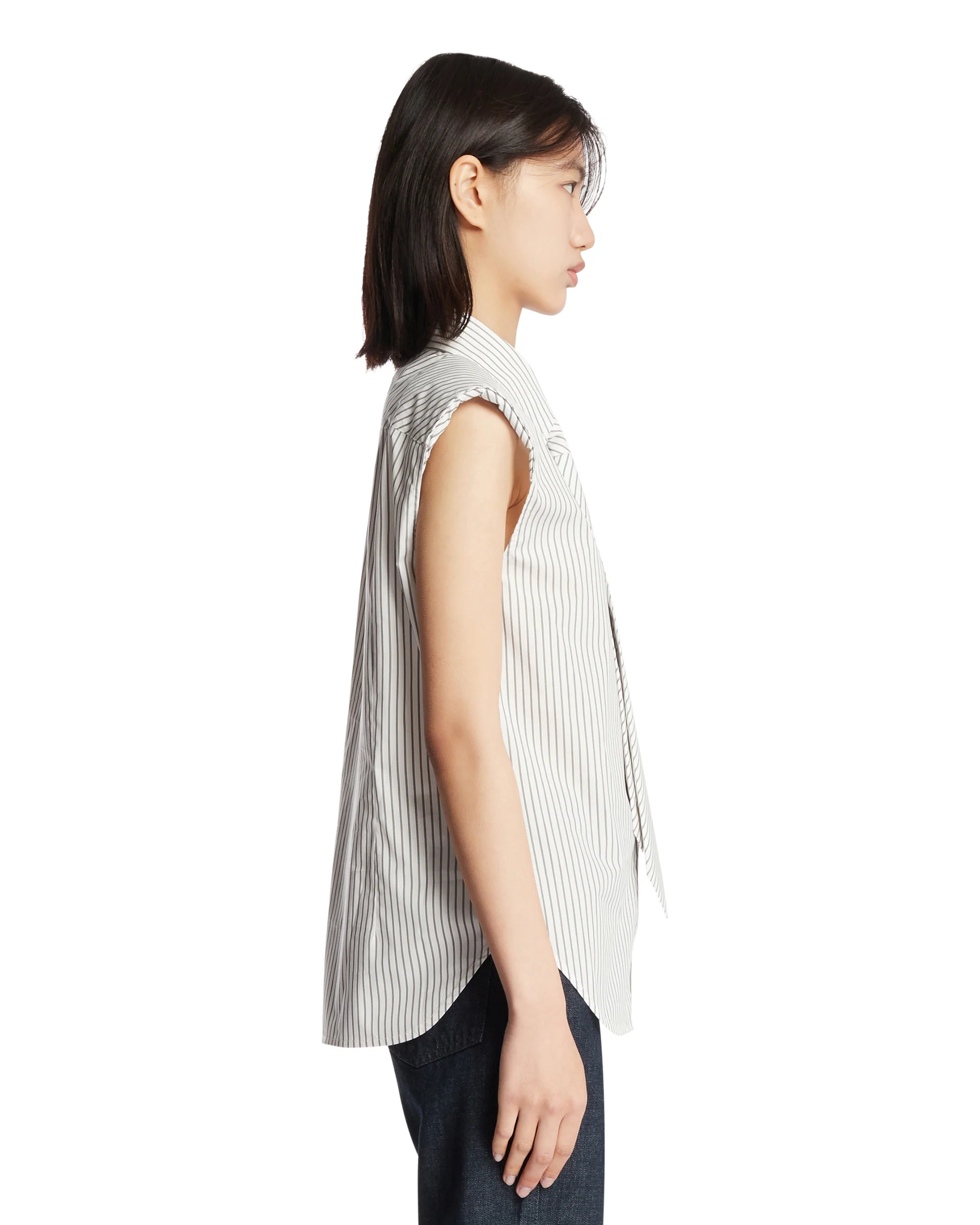 Camicia Senza Maniche A Righe - Image 4