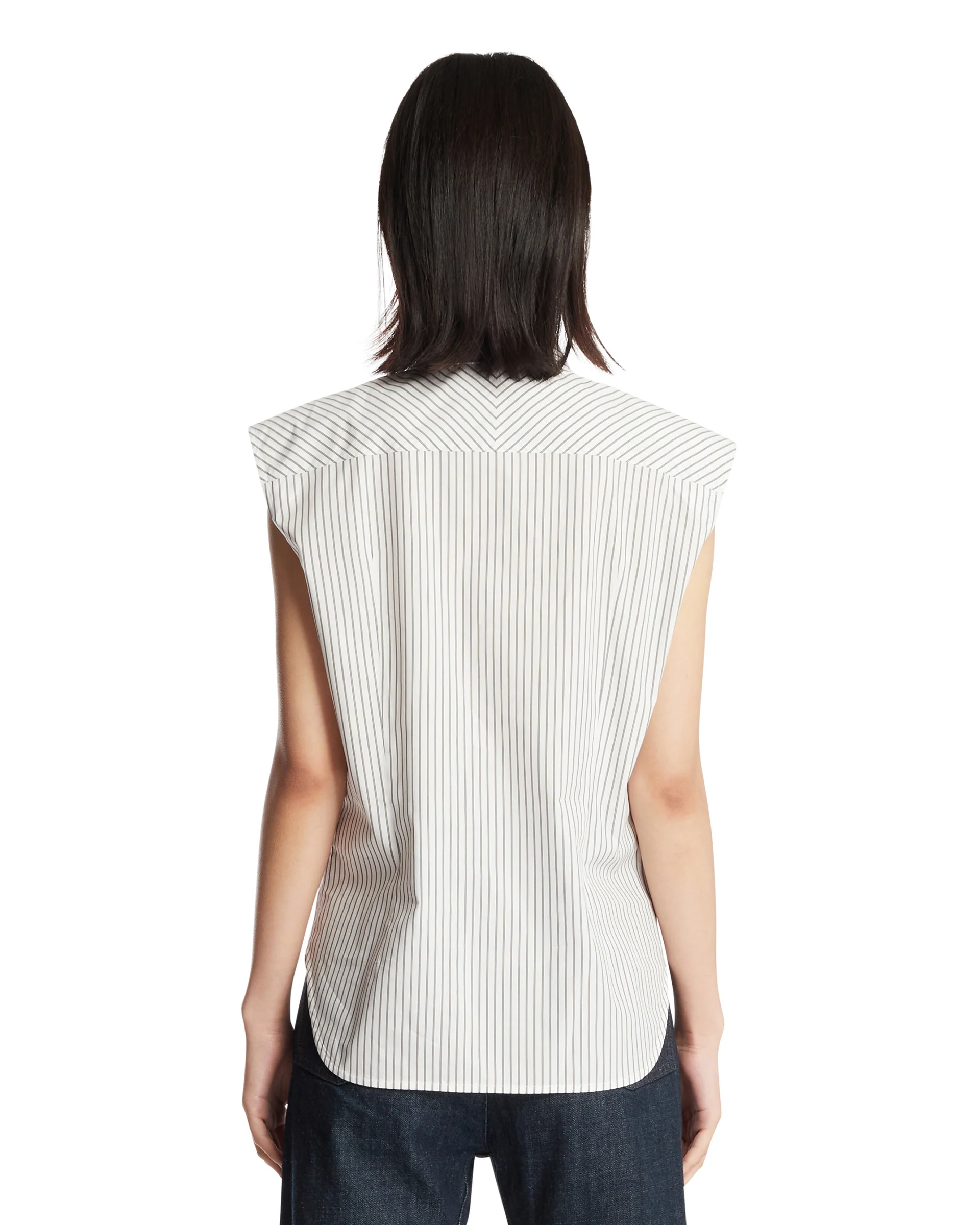 Camicia Senza Maniche A Righe - Image 5