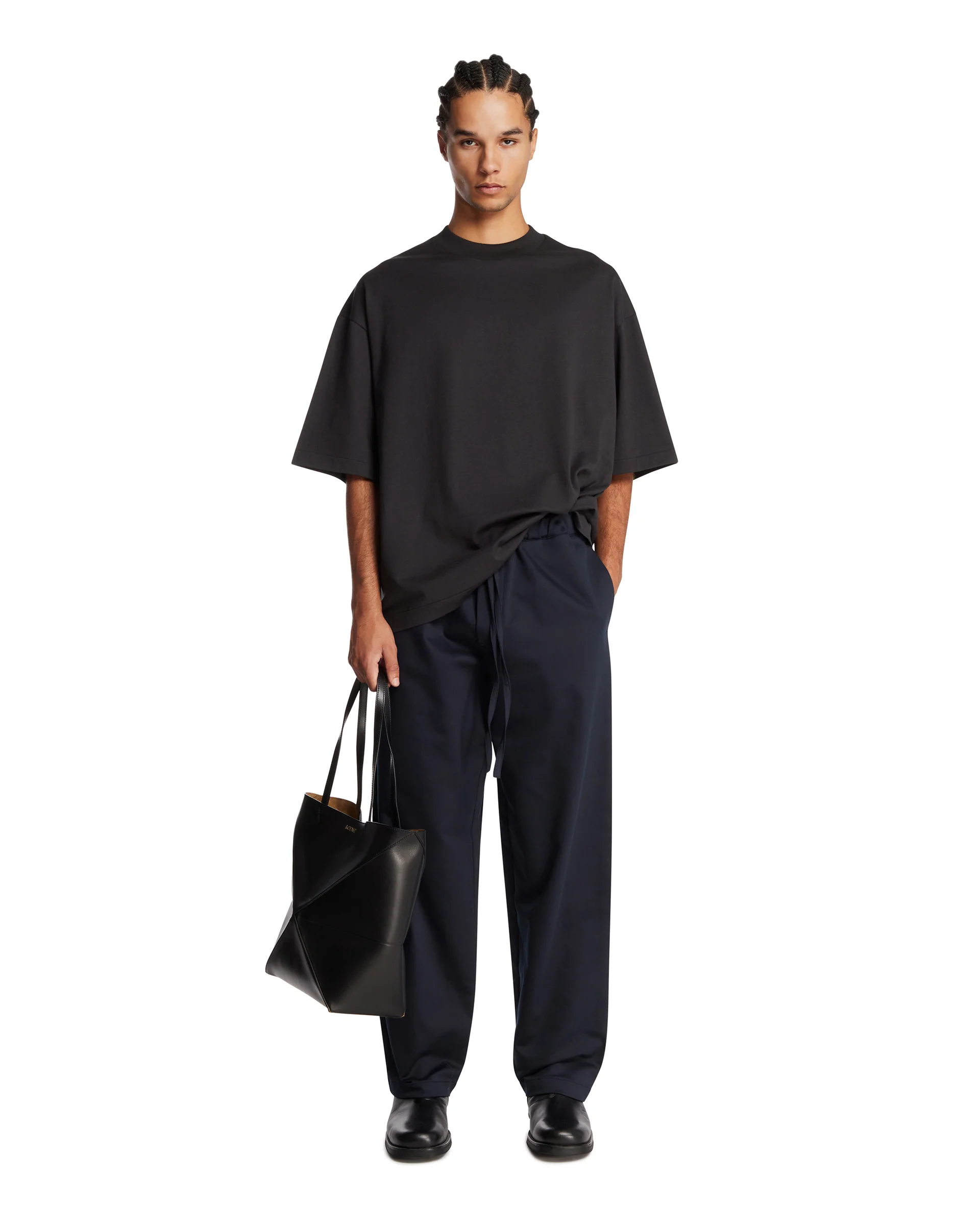 T-Shirt In Cotone Nera - Image 3