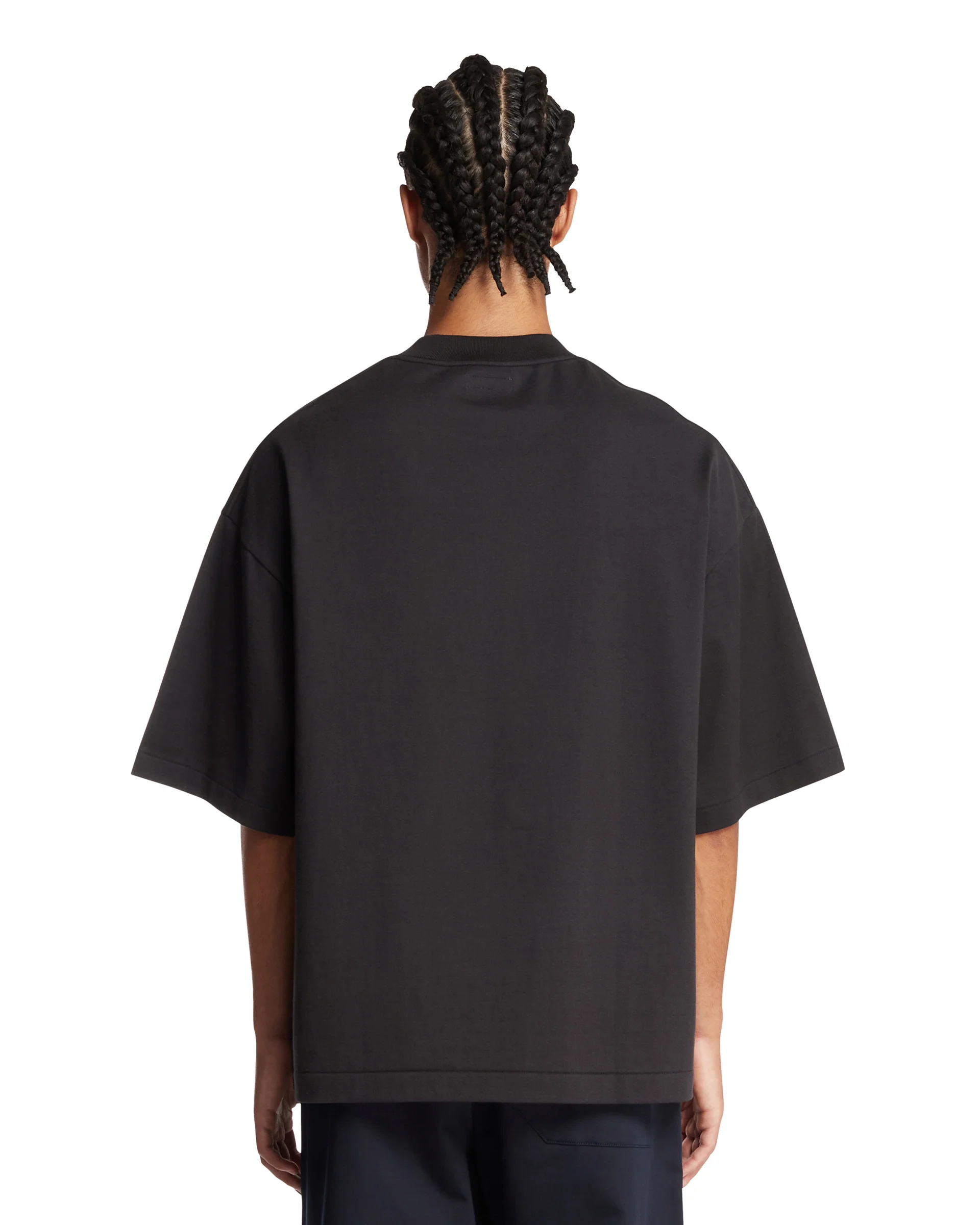 T-Shirt In Cotone Nera - Image 5