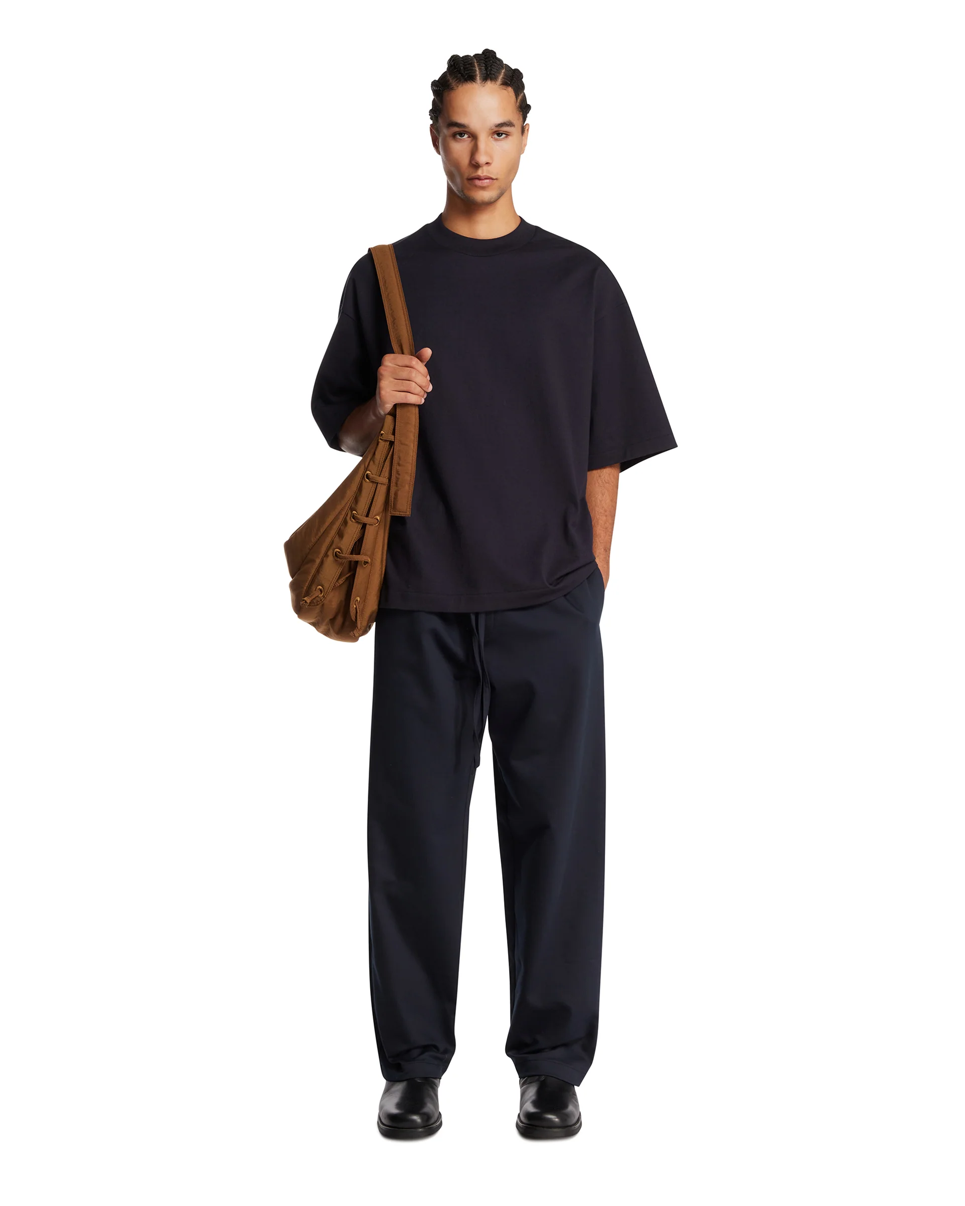 T-Shirt In Cotone Blu - Image 3