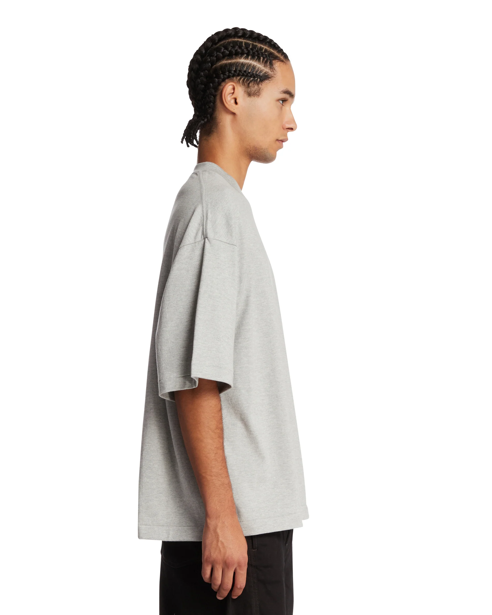 T-Shirt In Cotone Grigia - Image 4