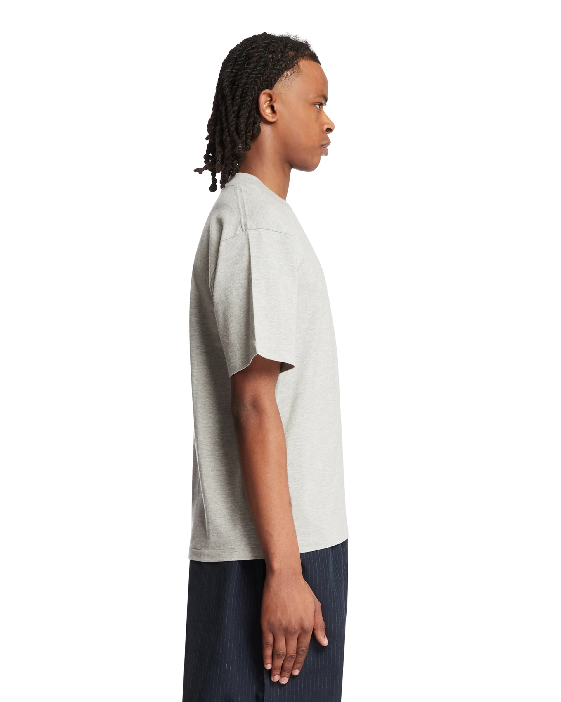T-Shirt In Cotone Grigia - Image 4