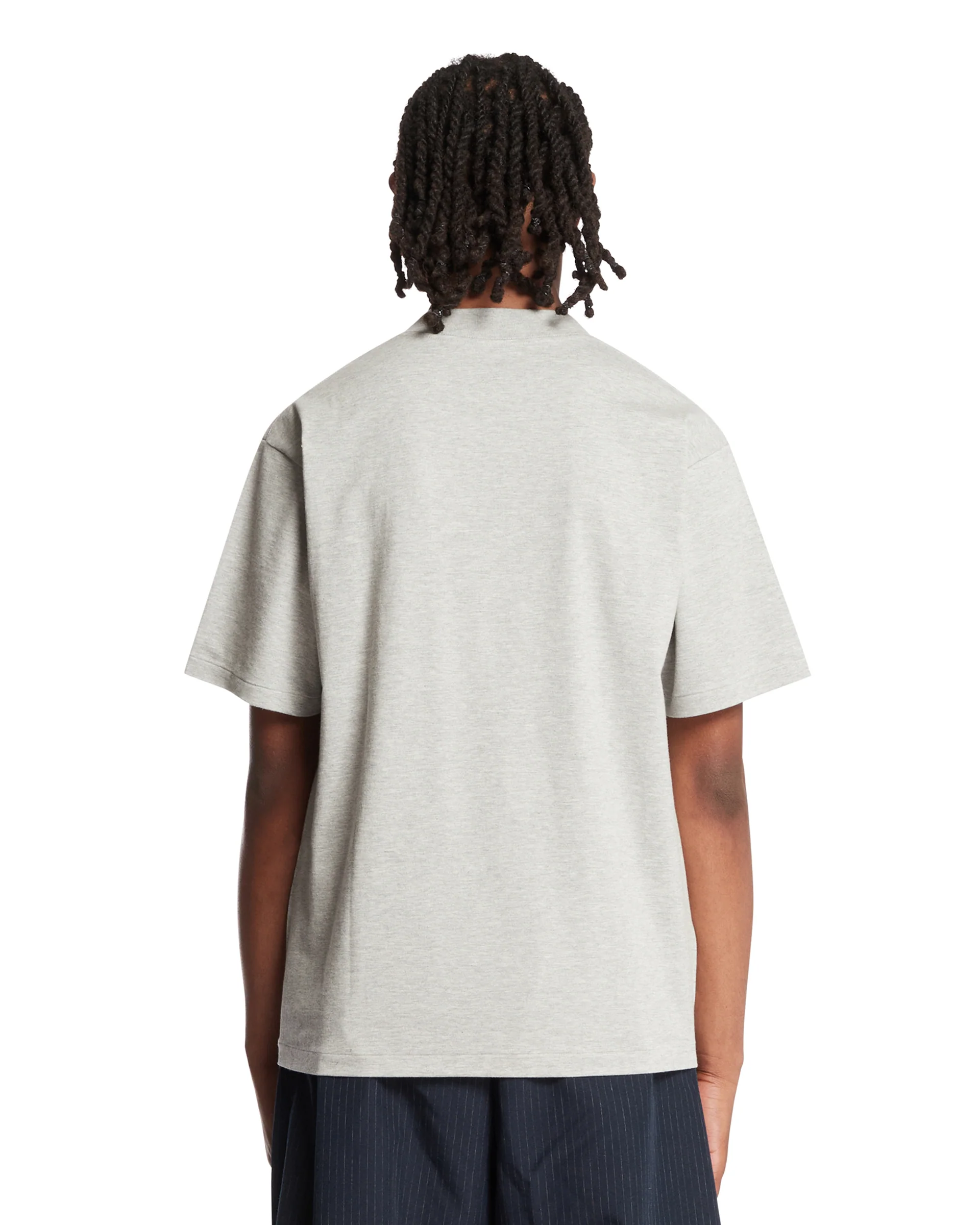 T-Shirt In Cotone Grigia - Image 5