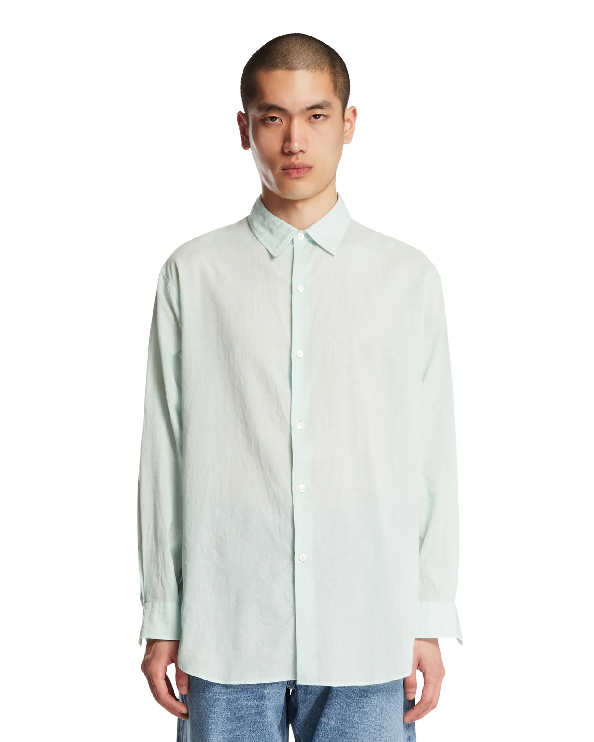 Camicia In Cotone Verde