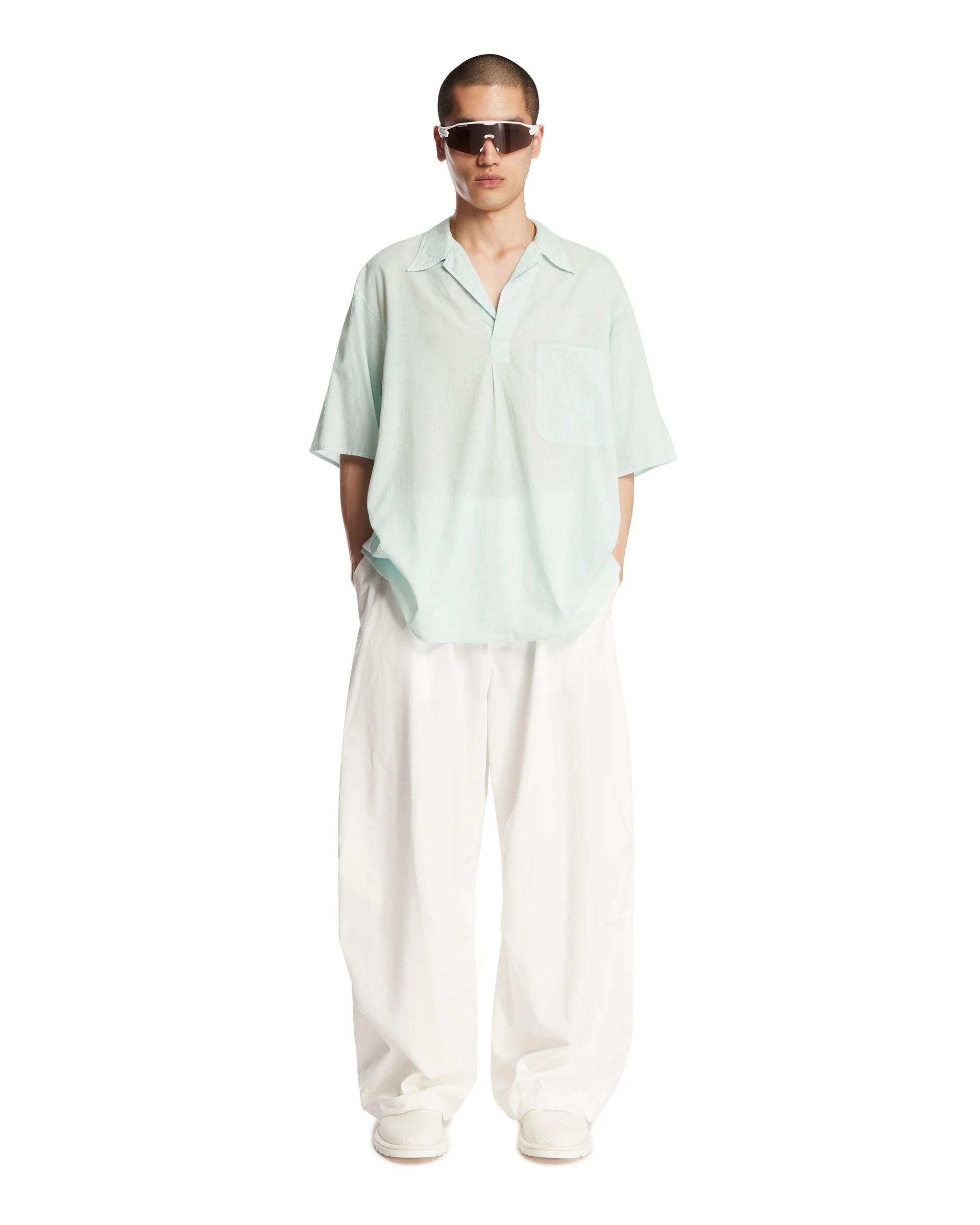 Camicia A Maniche Corte Verde - Image 3